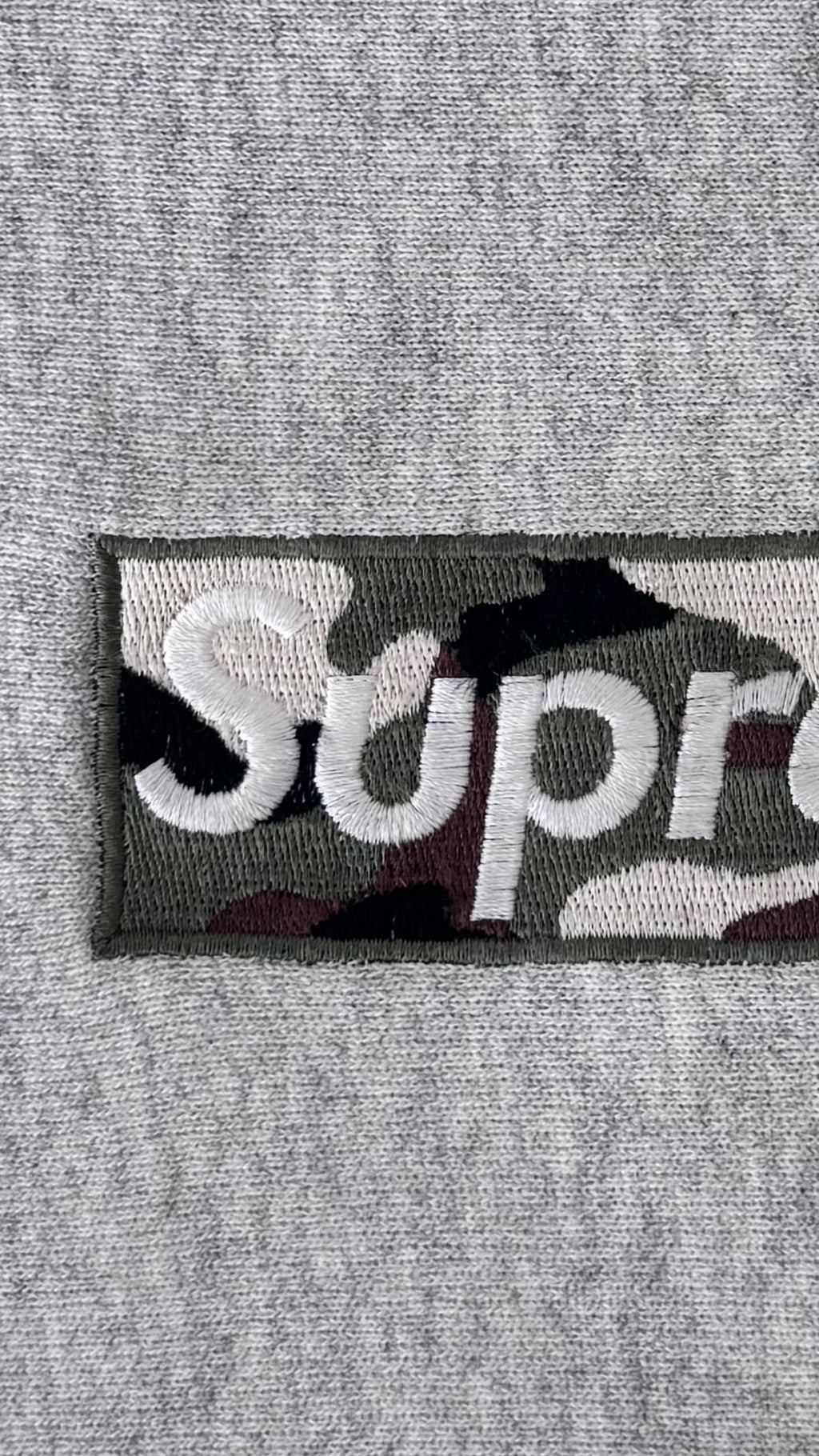 Supreme 1st Anniversary Camo Box Logo Crewneck 1995