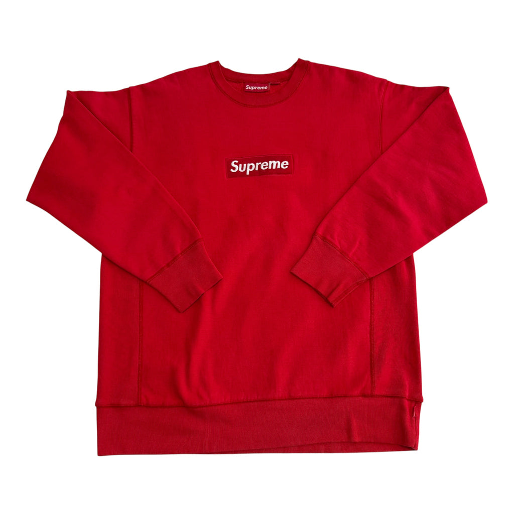 Supreme Red Box Logo Crewneck 2004