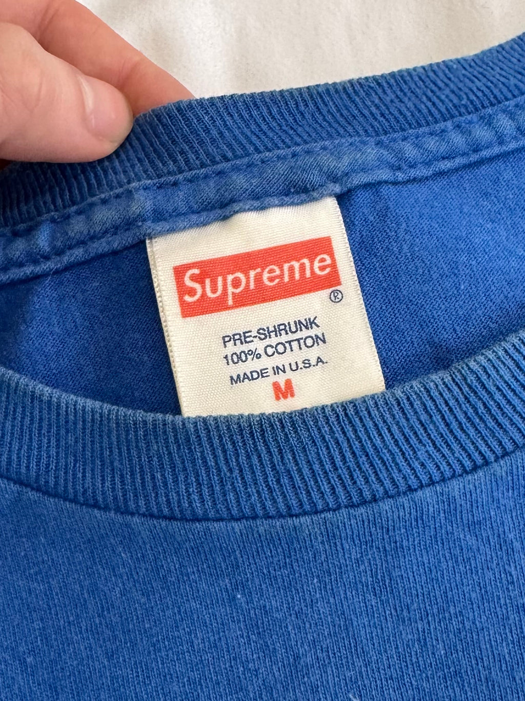 Supreme Blue Three 6 Mafia Photo Tee 2012