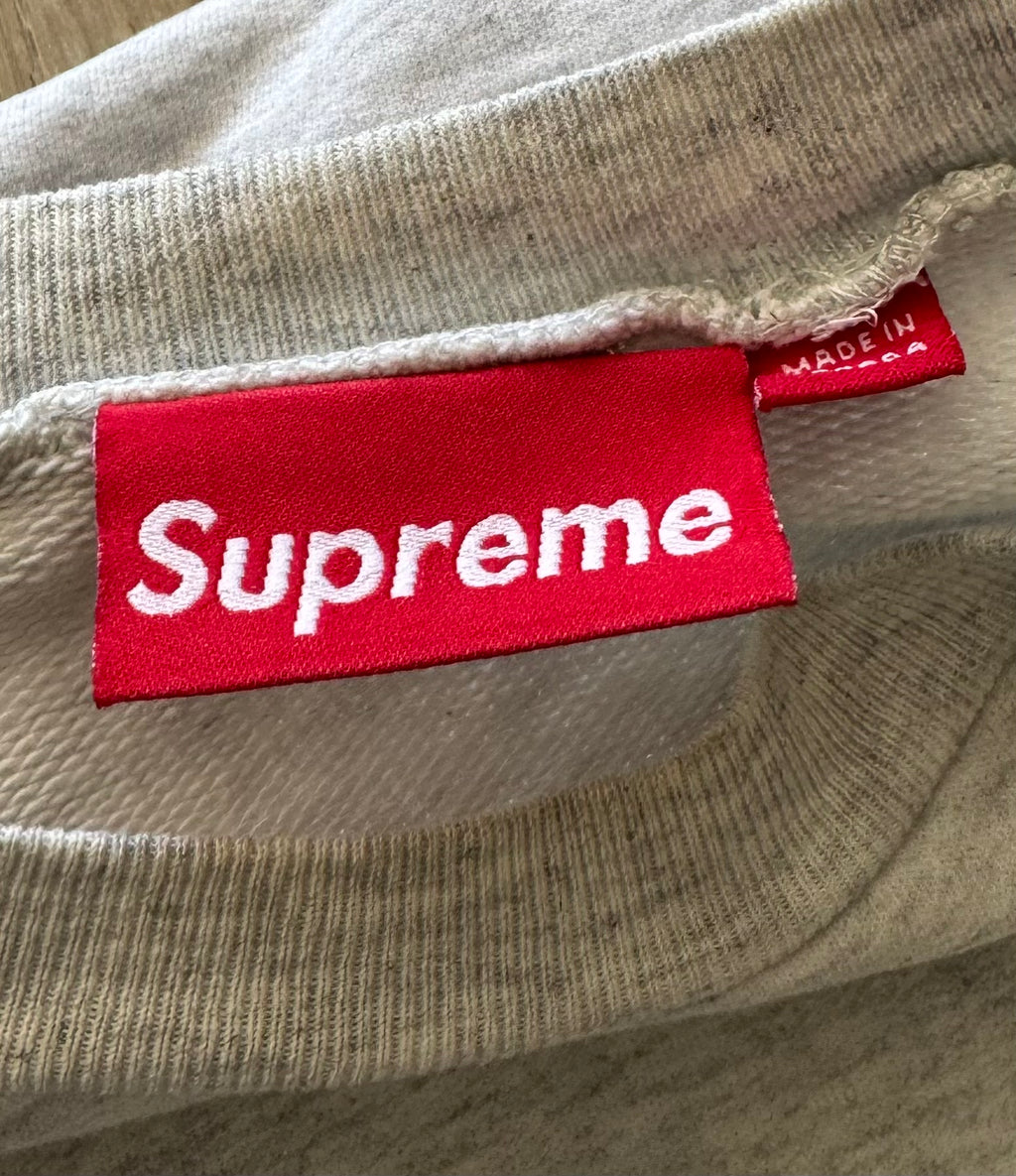Supreme Blue/Grey Screenprint Box Logo Crewneck 2007