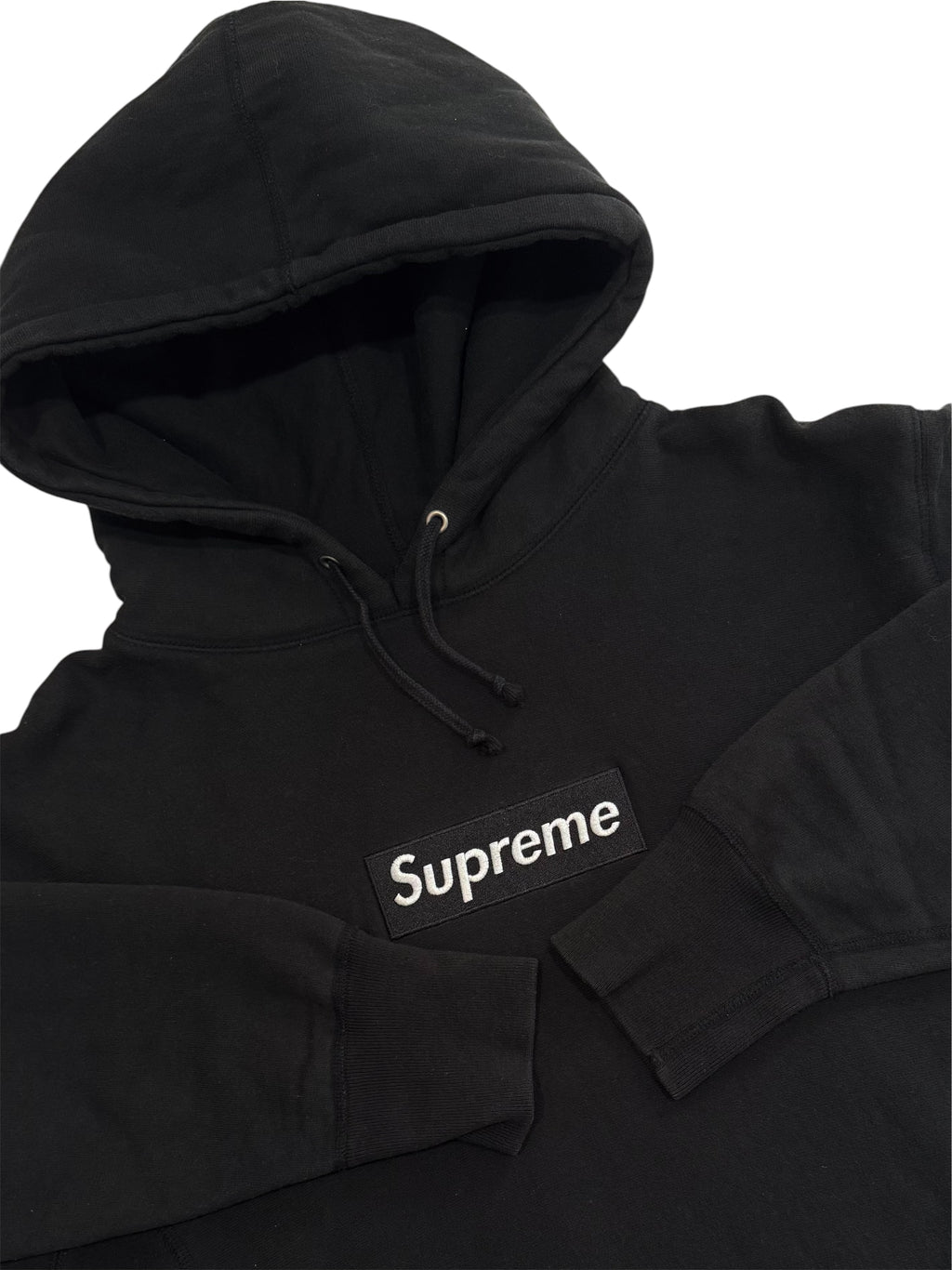 Supreme Black Box Logo Hoodie 1999