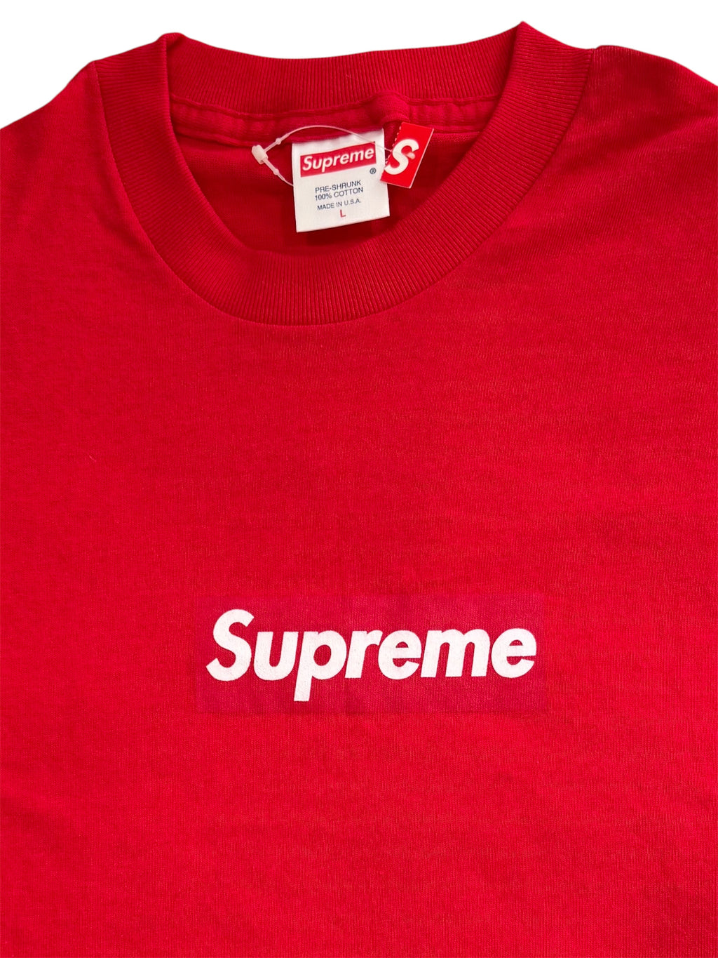 Supreme Red Tonal Box Logo Tee 1999