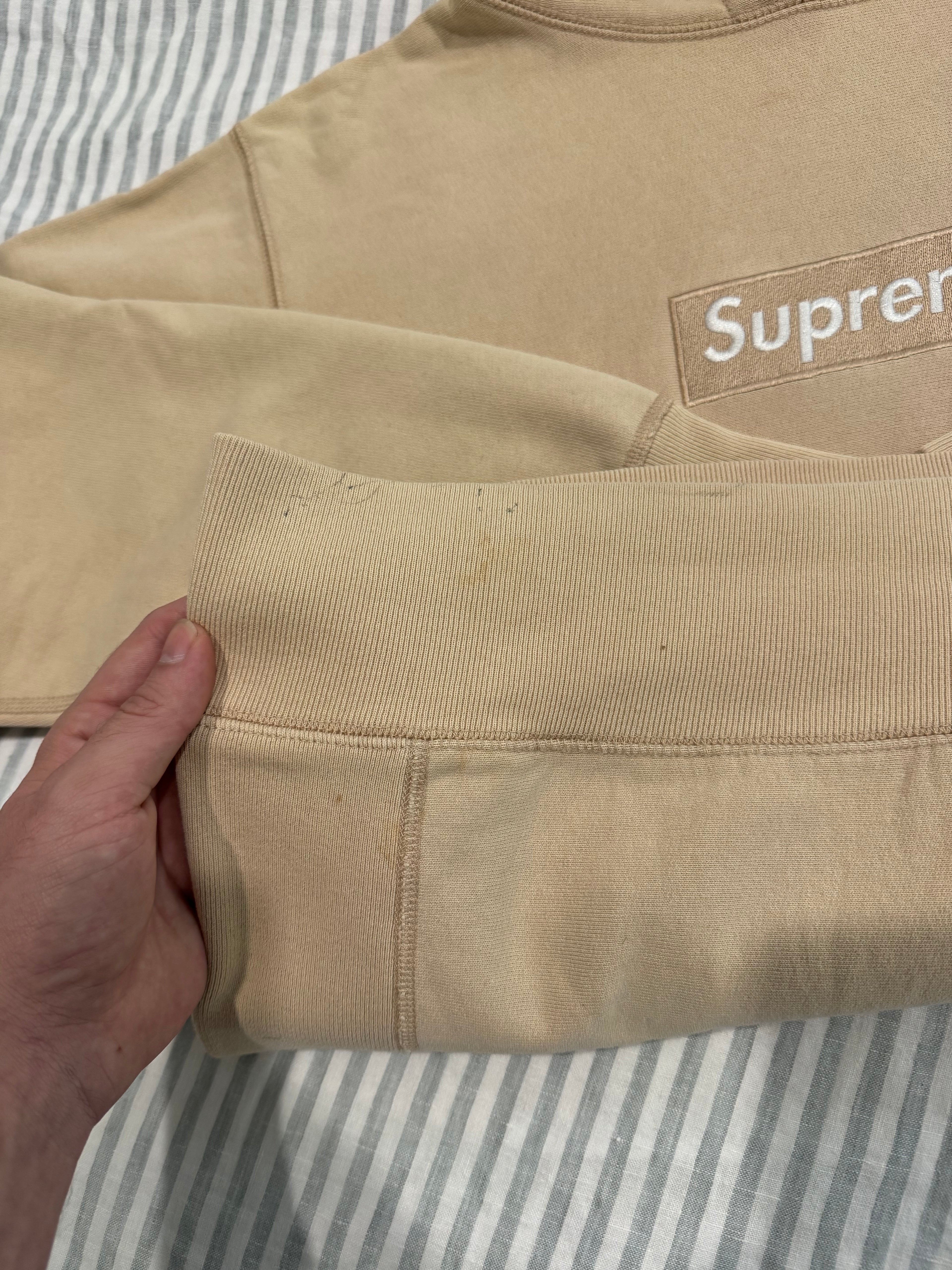 Supreme Sand Box Logo Hoodie 2003