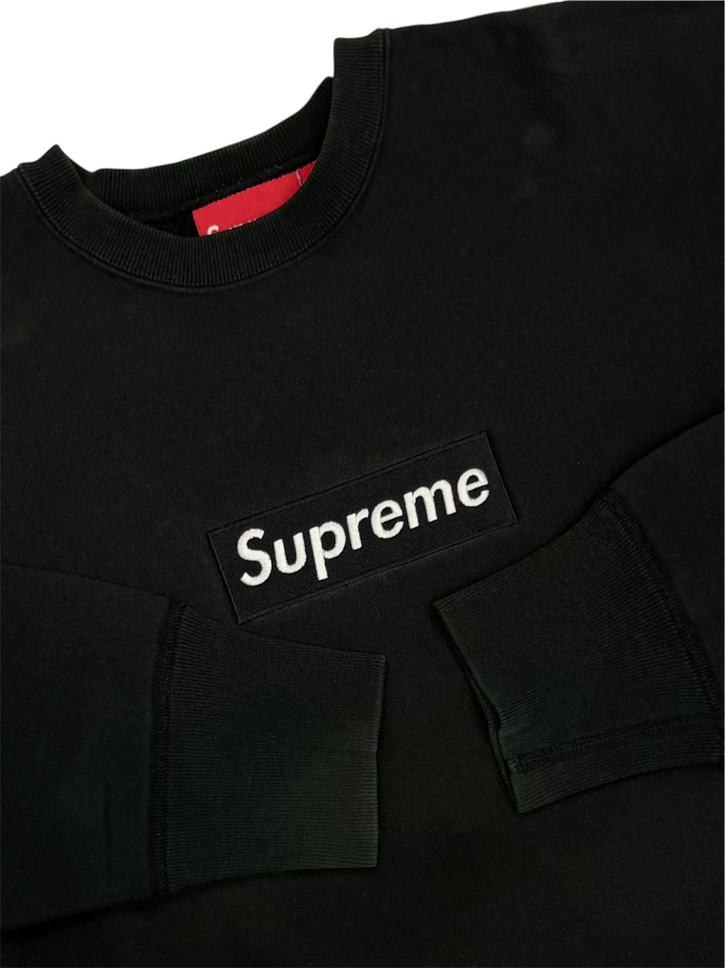 Supreme Black Box Logo Crewneck 1999