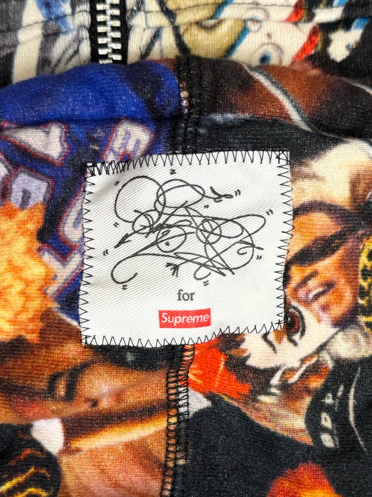 Supreme Phase 2 Collage Zip Up Hoodie 2006