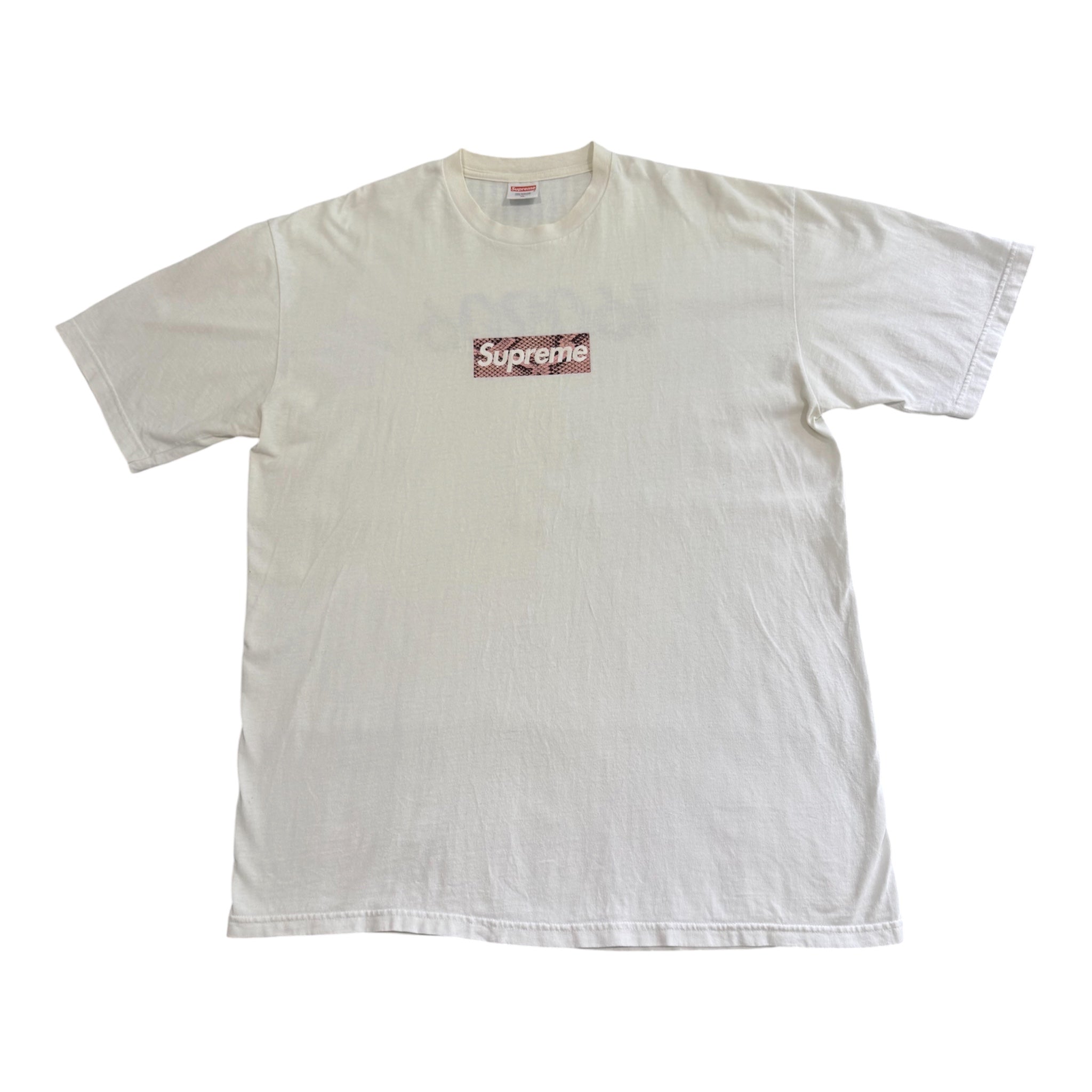 Supreme F&F Snakeskin Box Logo Tee 2006