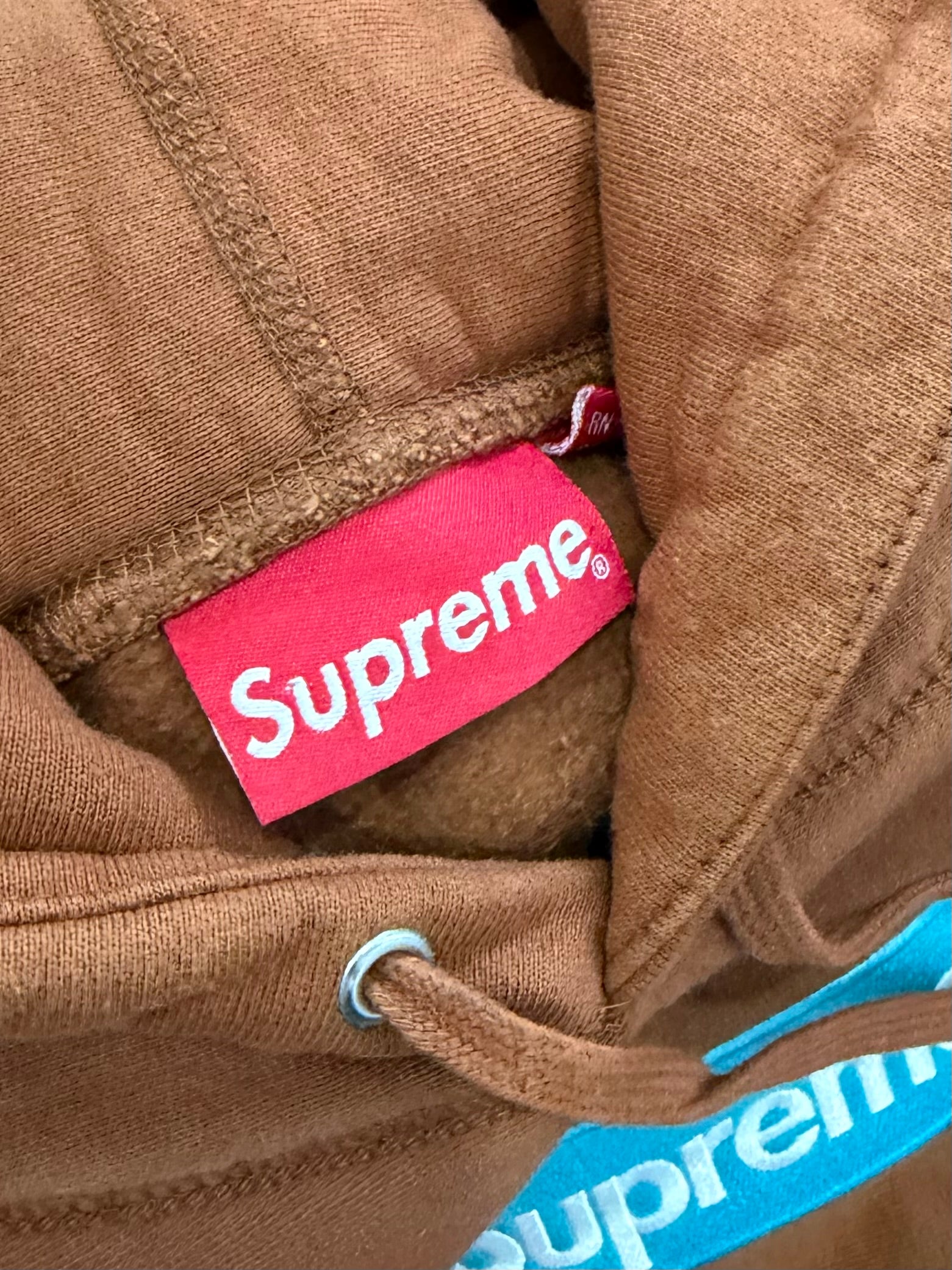 Supreme Rust Box Logo Hoodie 2017