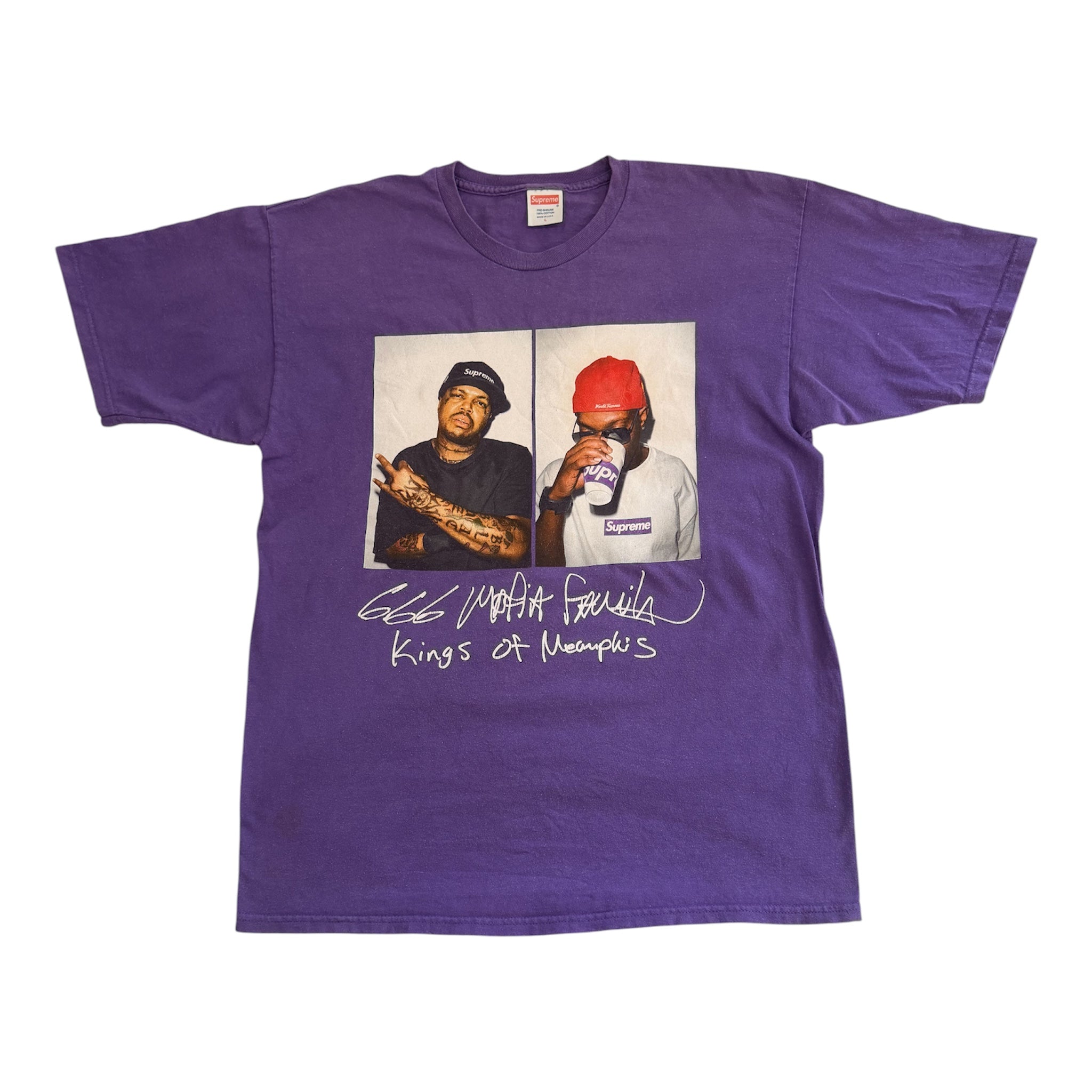 Supreme Three 6 Mafia Photo Tee 2012