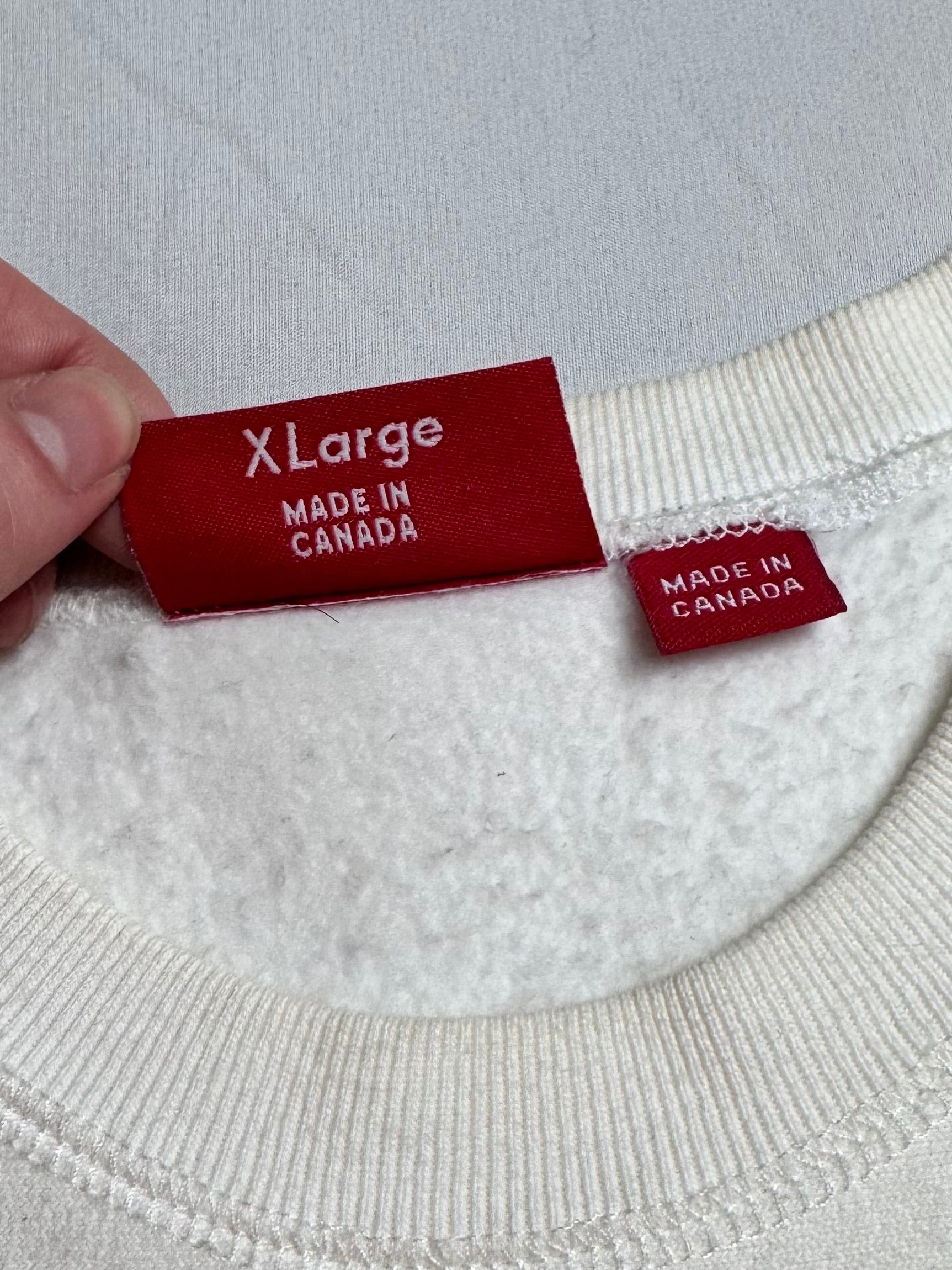 Supreme Red/White Box Logo Crewneck 2003