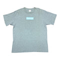 Supreme Ice Blue on Grey Box Logo Tee 1998
