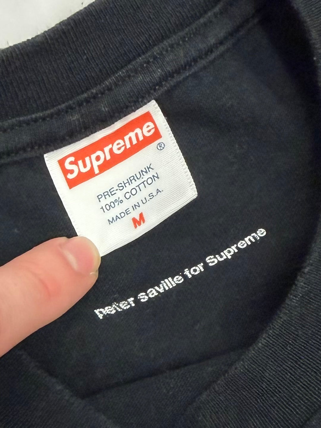 Supreme Peter Saville Pocket Tee 2005