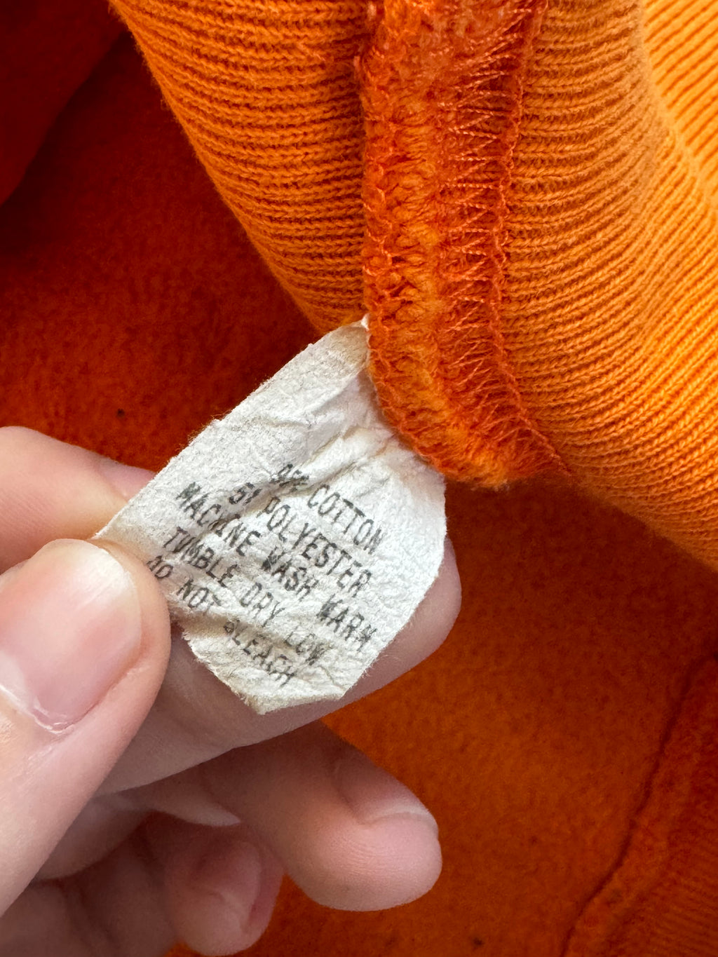 Supreme Orange Box Logo Hoodie 1999