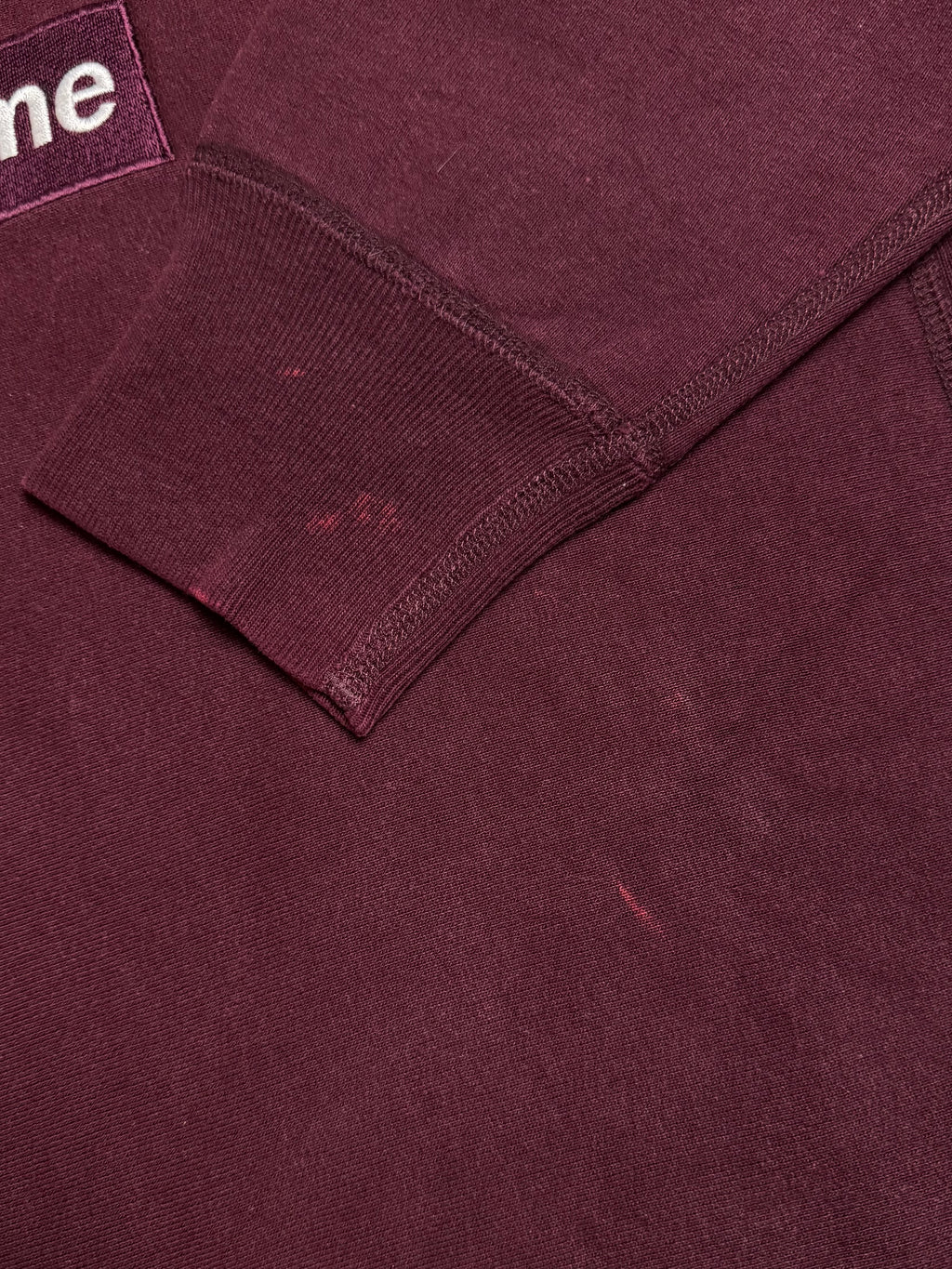 Supreme Wine Box Logo Crewneck 1999