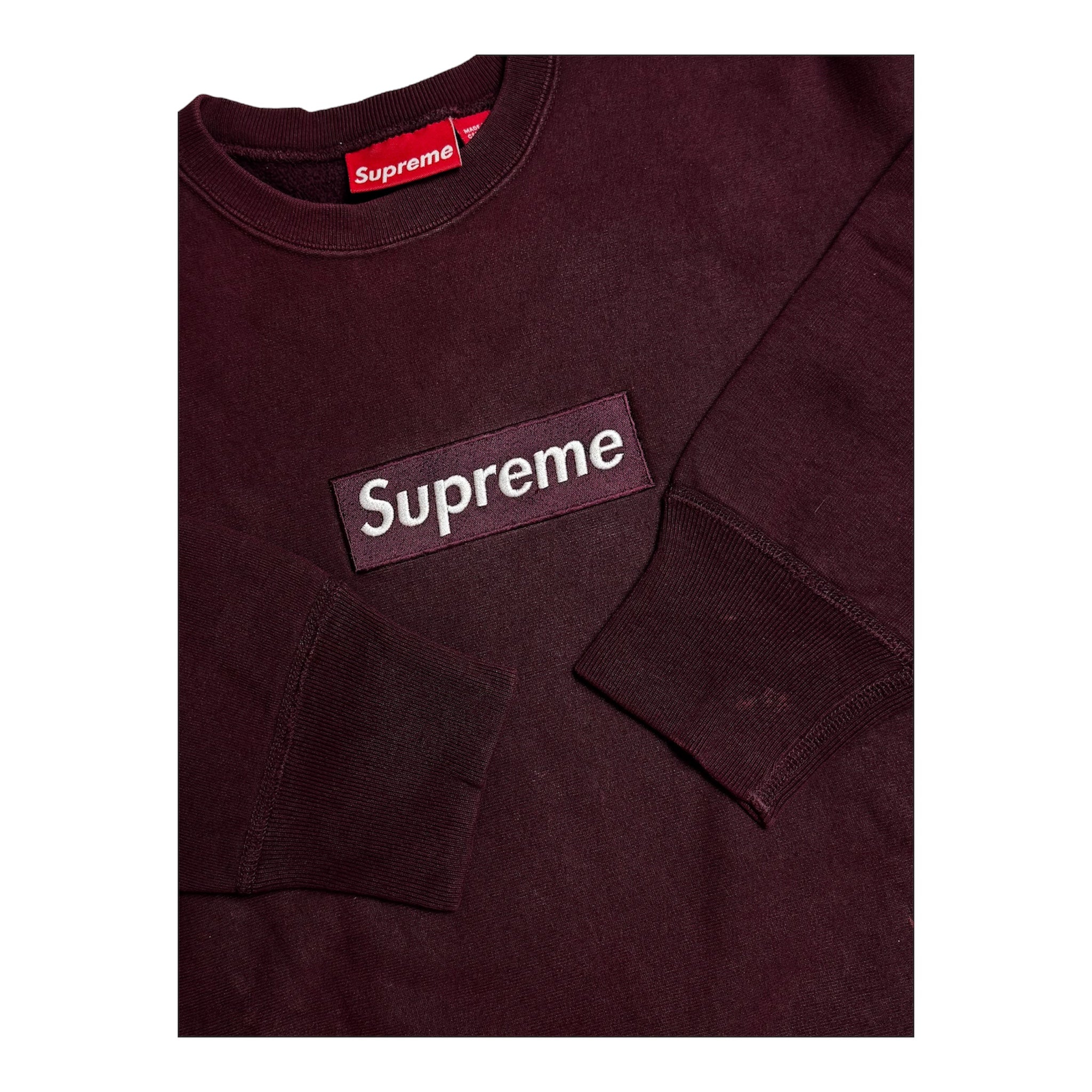 Supreme Wine Box Logo Crewneck 1999
