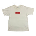 Supreme Red on White Box Logo Tee 1999