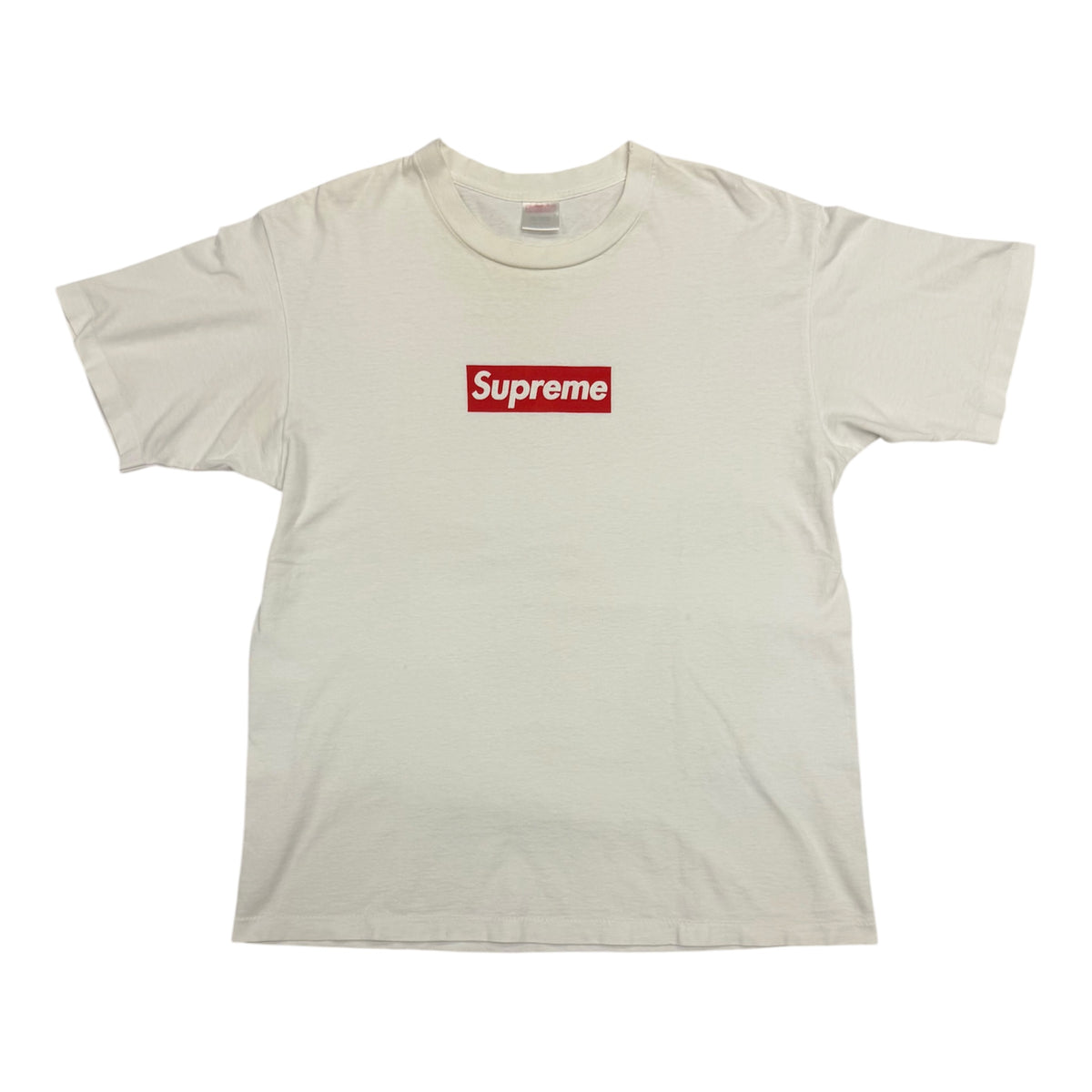 Supreme Red on White Box Logo Tee 1999