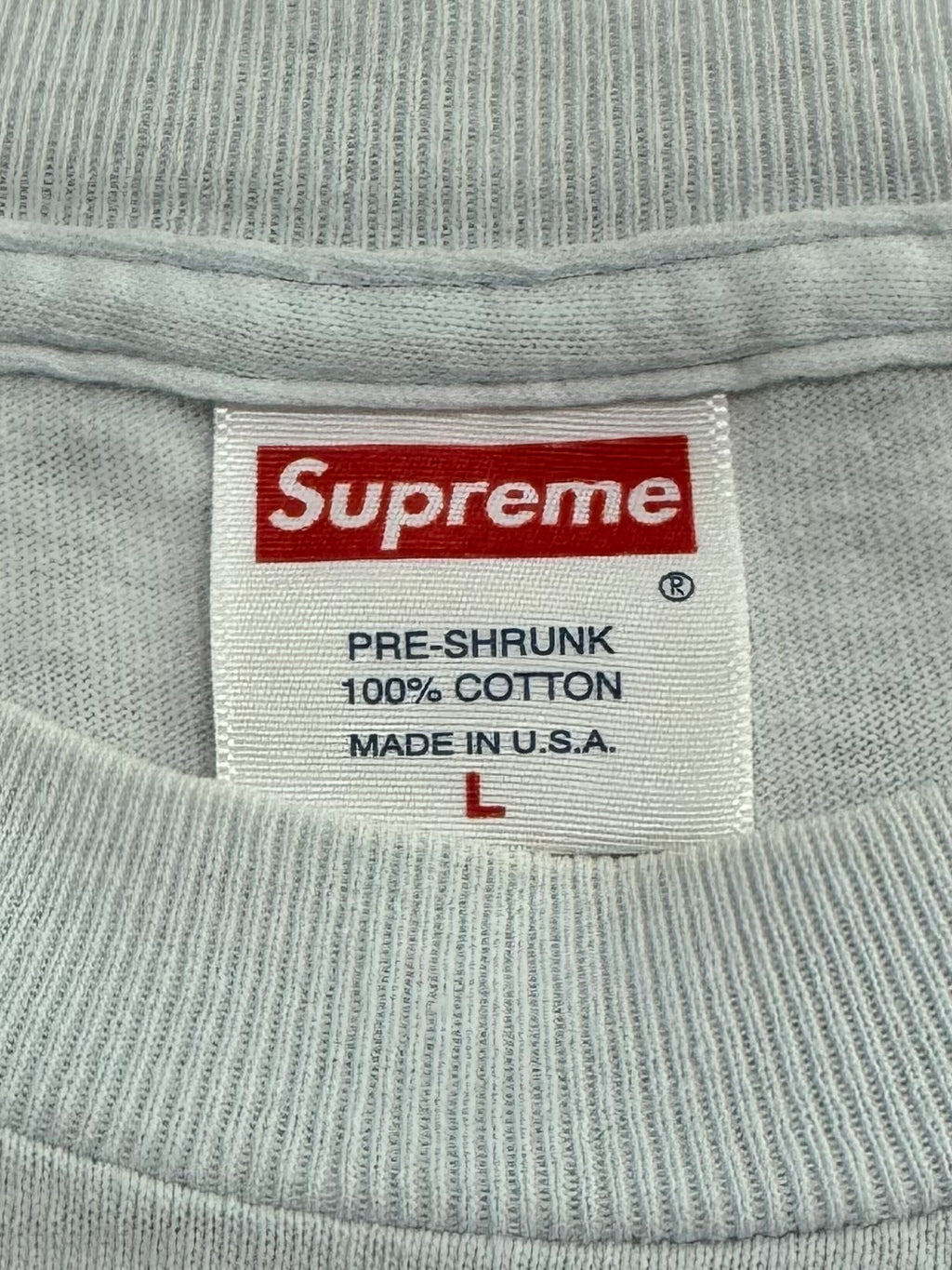 Supreme Navy/Ice Box Logo Tee 2001