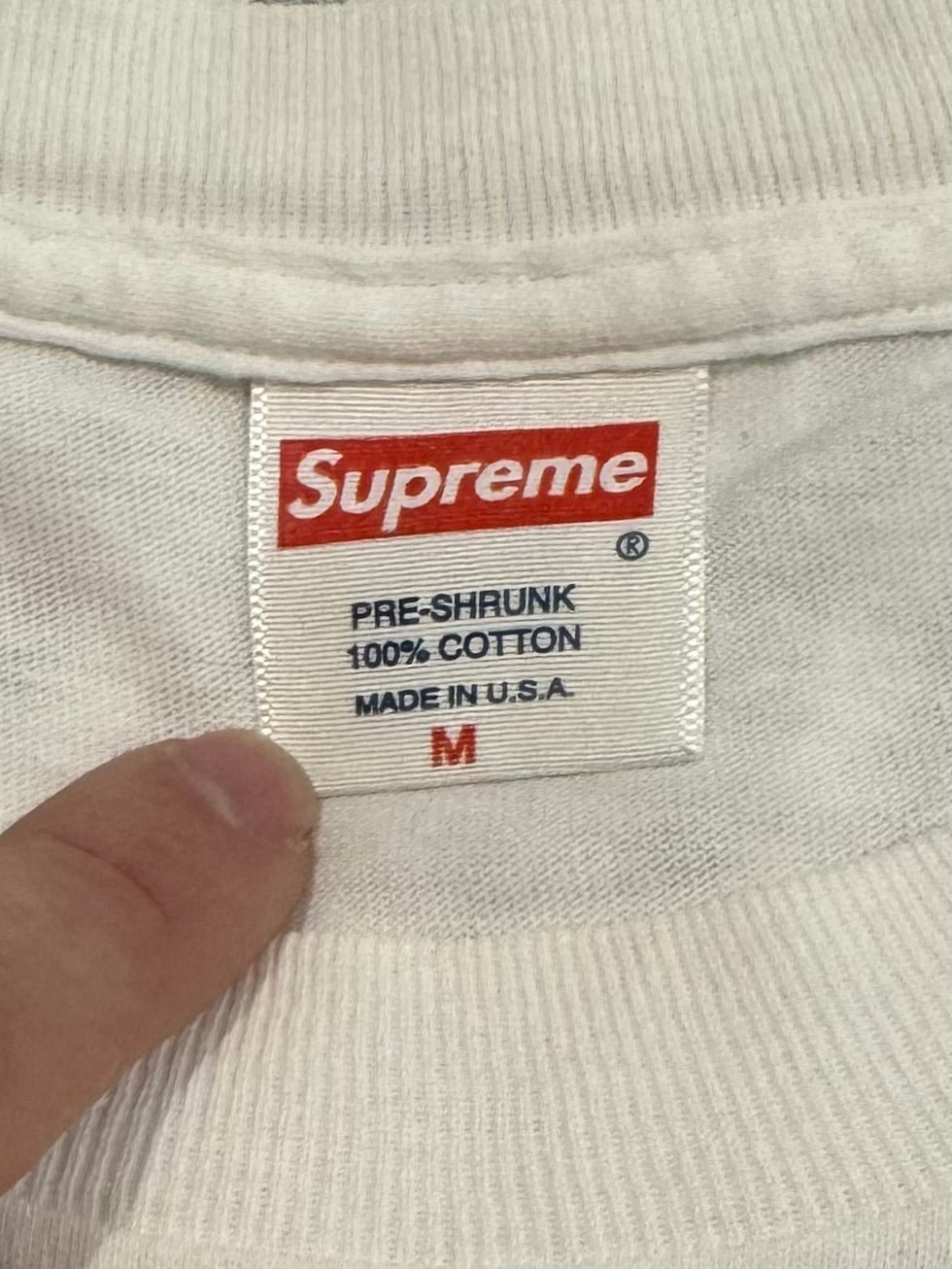 Supreme Navy/White Box Logo Tee 2001