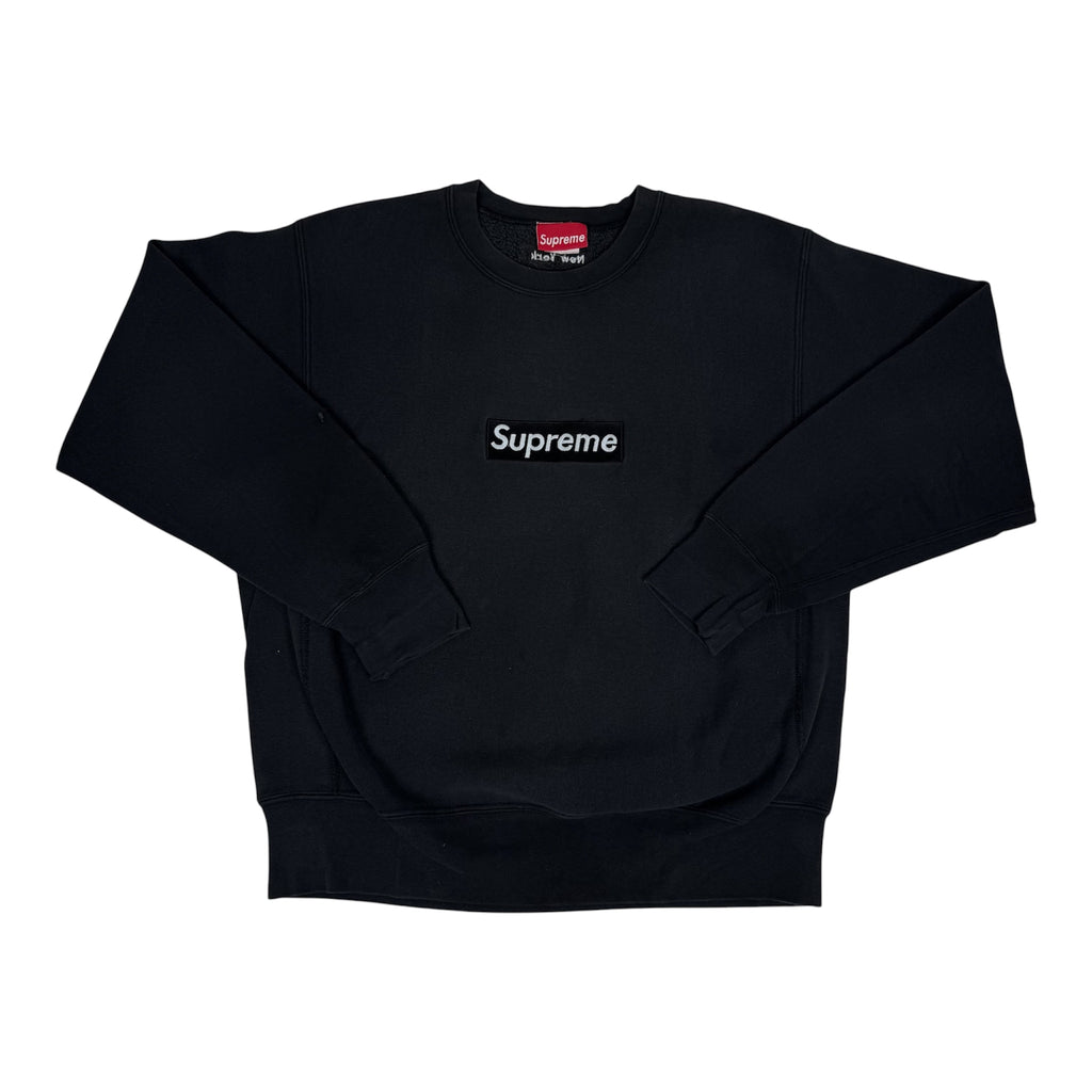 Supreme 1st Anniversary Black Box Logo Crewneck 1995