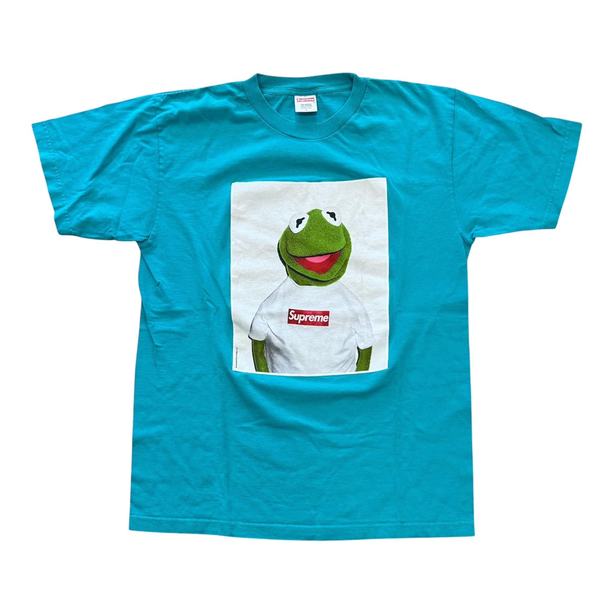 Supreme Teal Kermit Photo Tee 2008