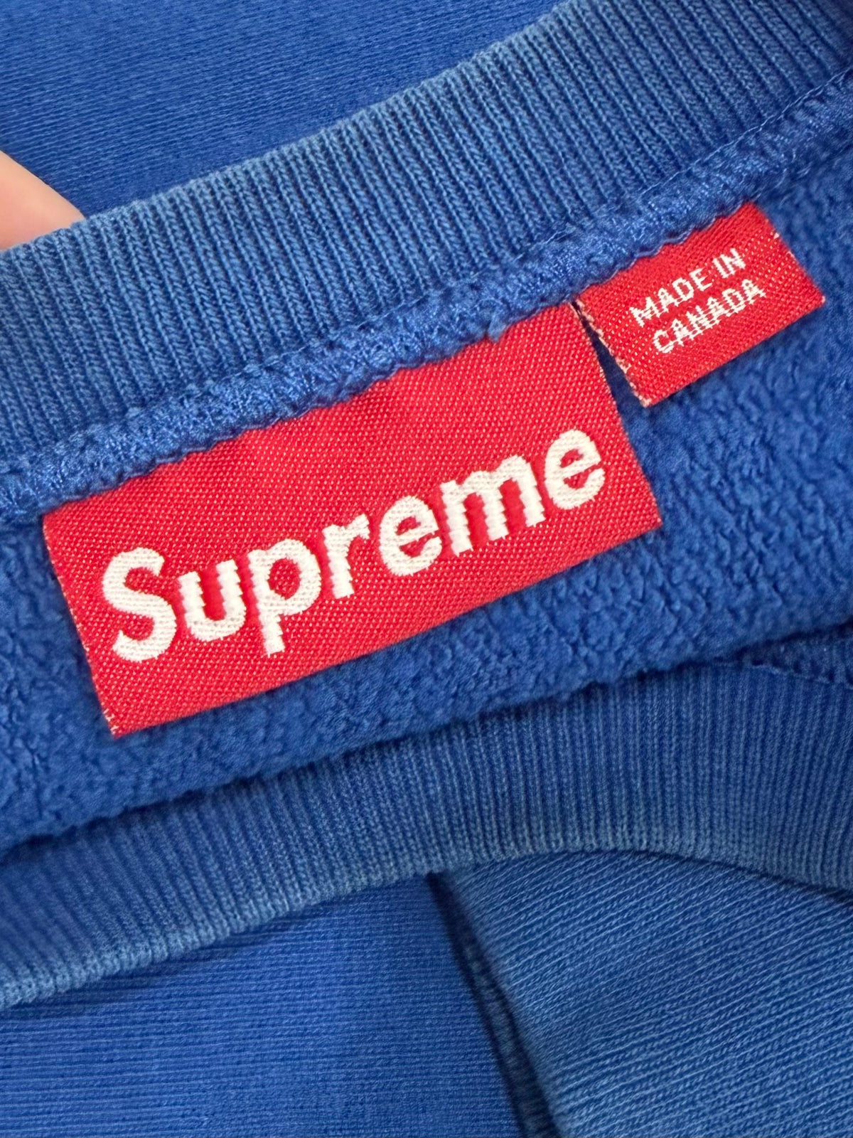 Supreme Royal Box Logo Crewneck 2002
