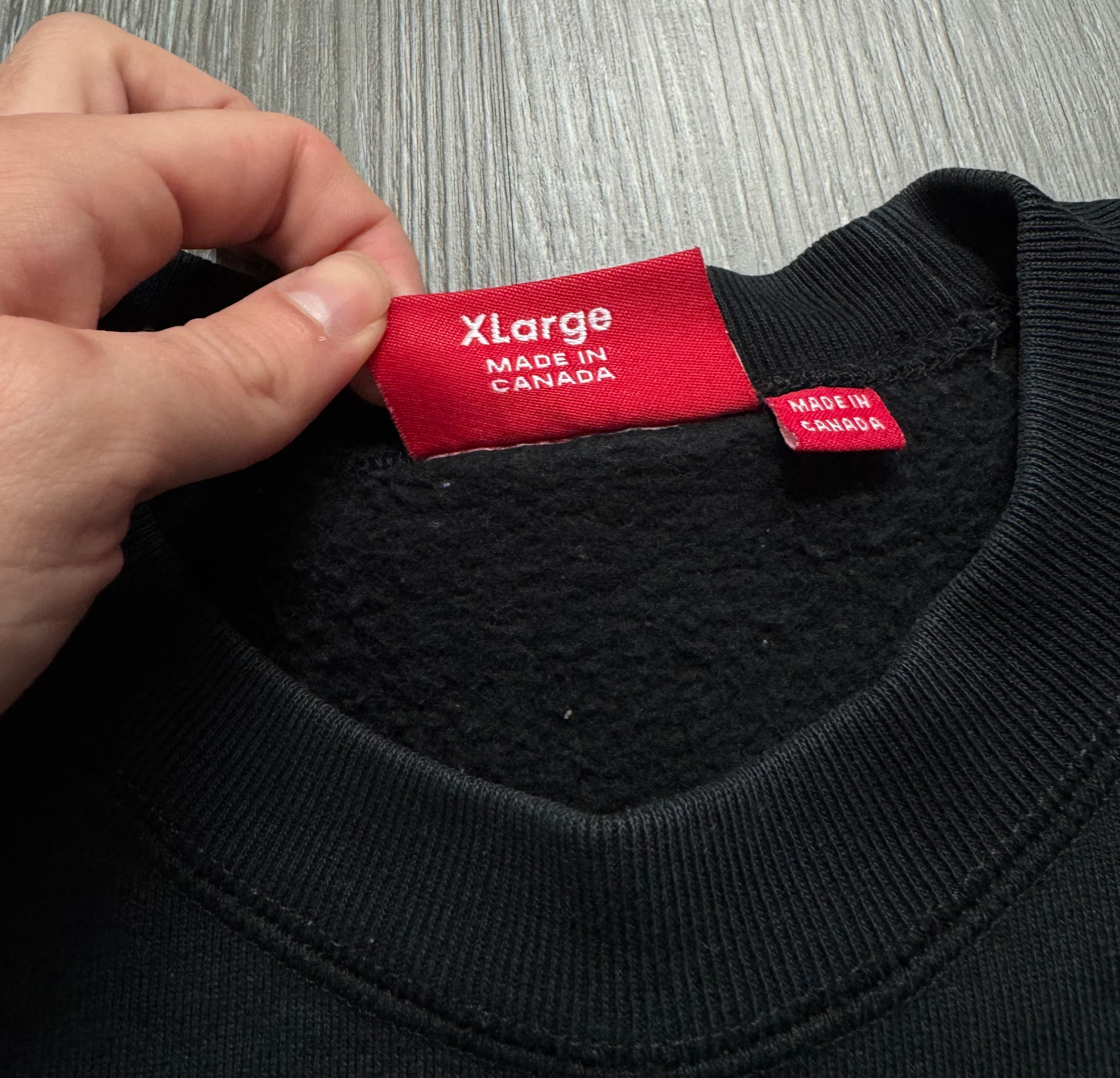 Supreme Purple/Black Box Logo Crewneck 2006