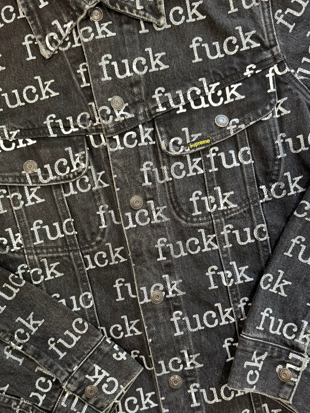 Supreme Fuck Denim Jacket 2013