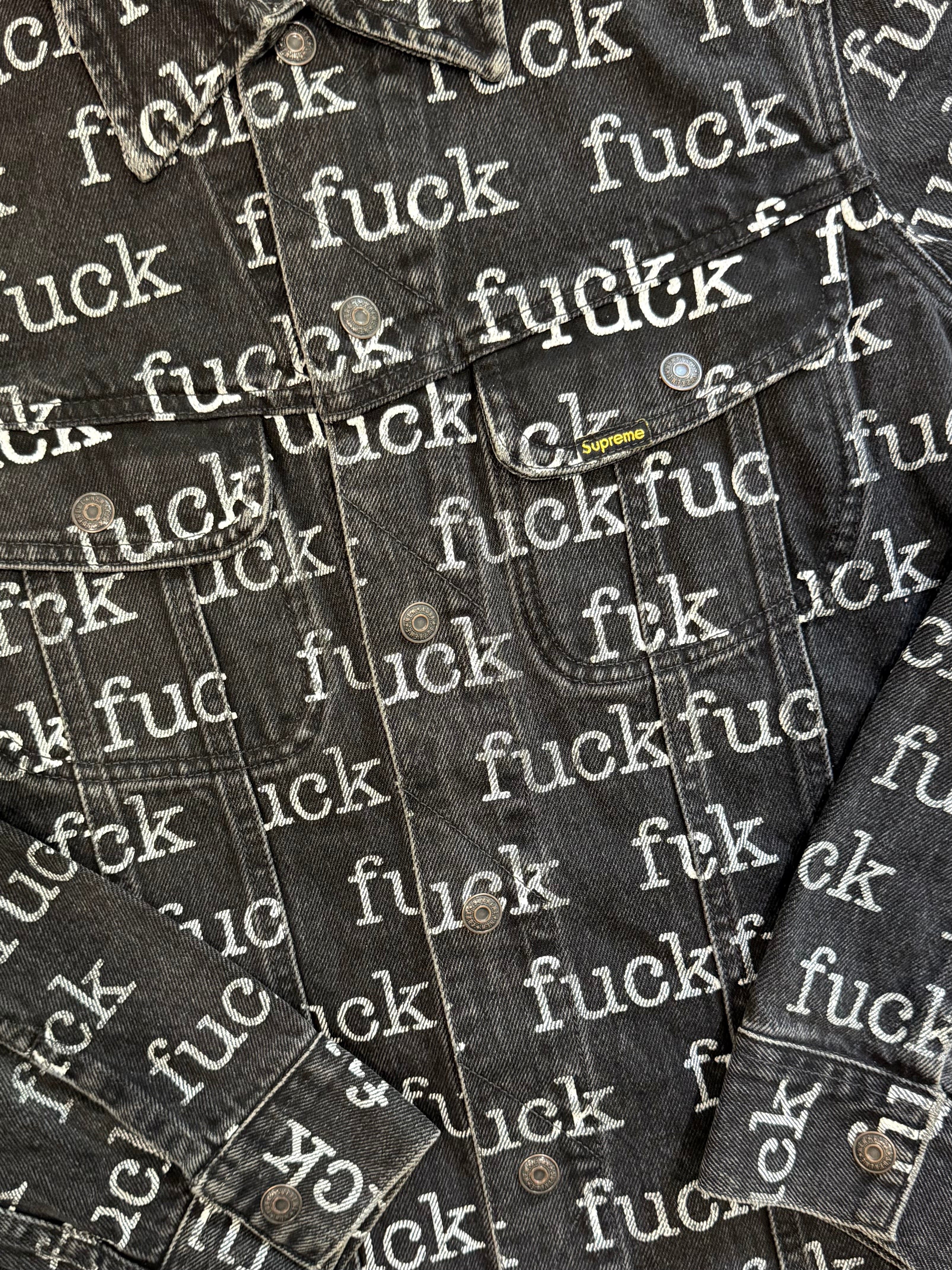Supreme Fuck Denim Jacket 2013