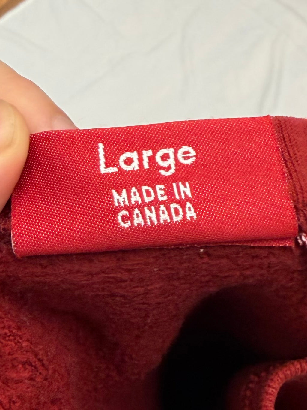 Supreme Burgundy Box Logo Crewneck 2003