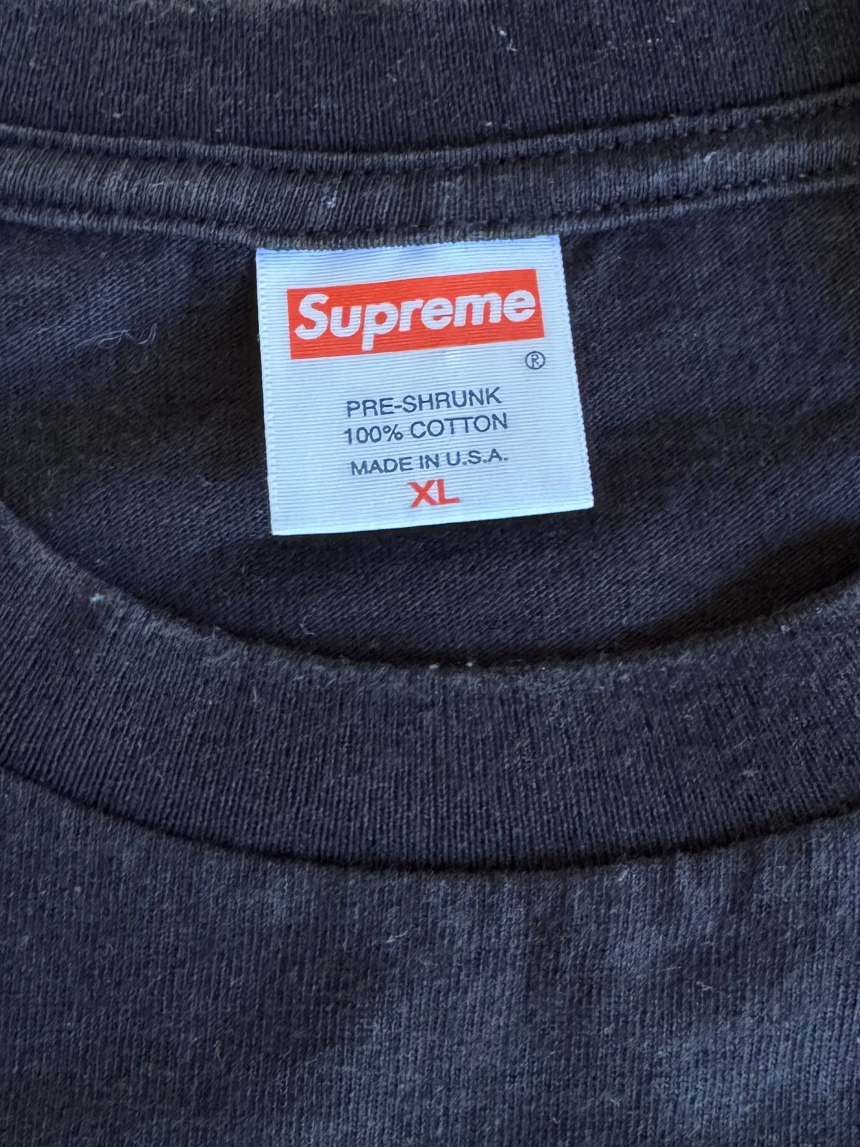 Supreme Purple/Black Box Logo Tee 2006