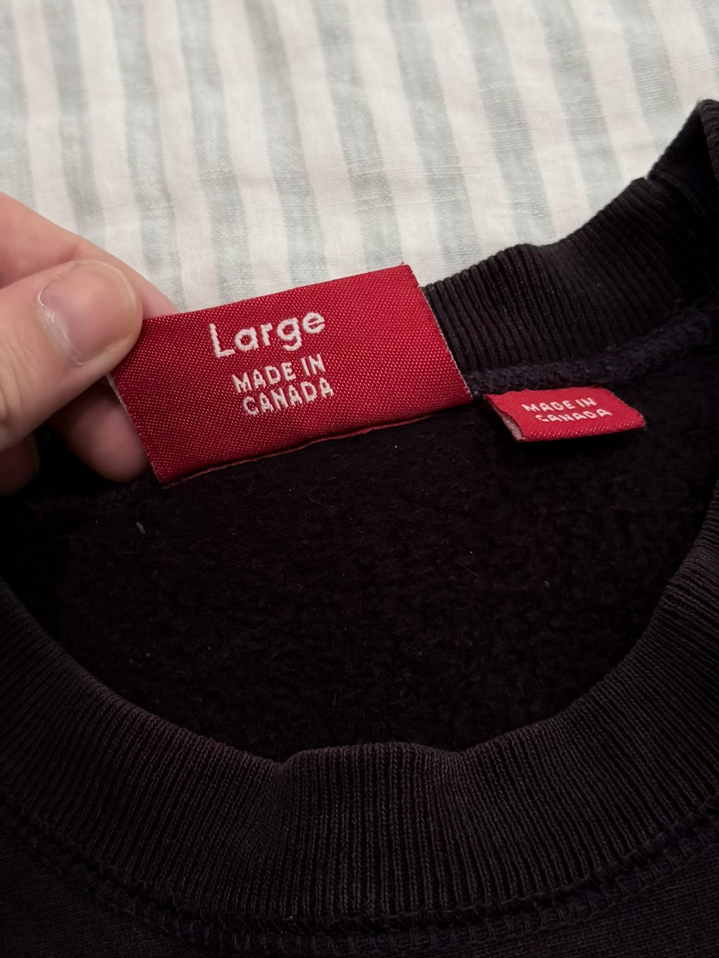 Supreme Navy Box Logo Crewneck 2003
