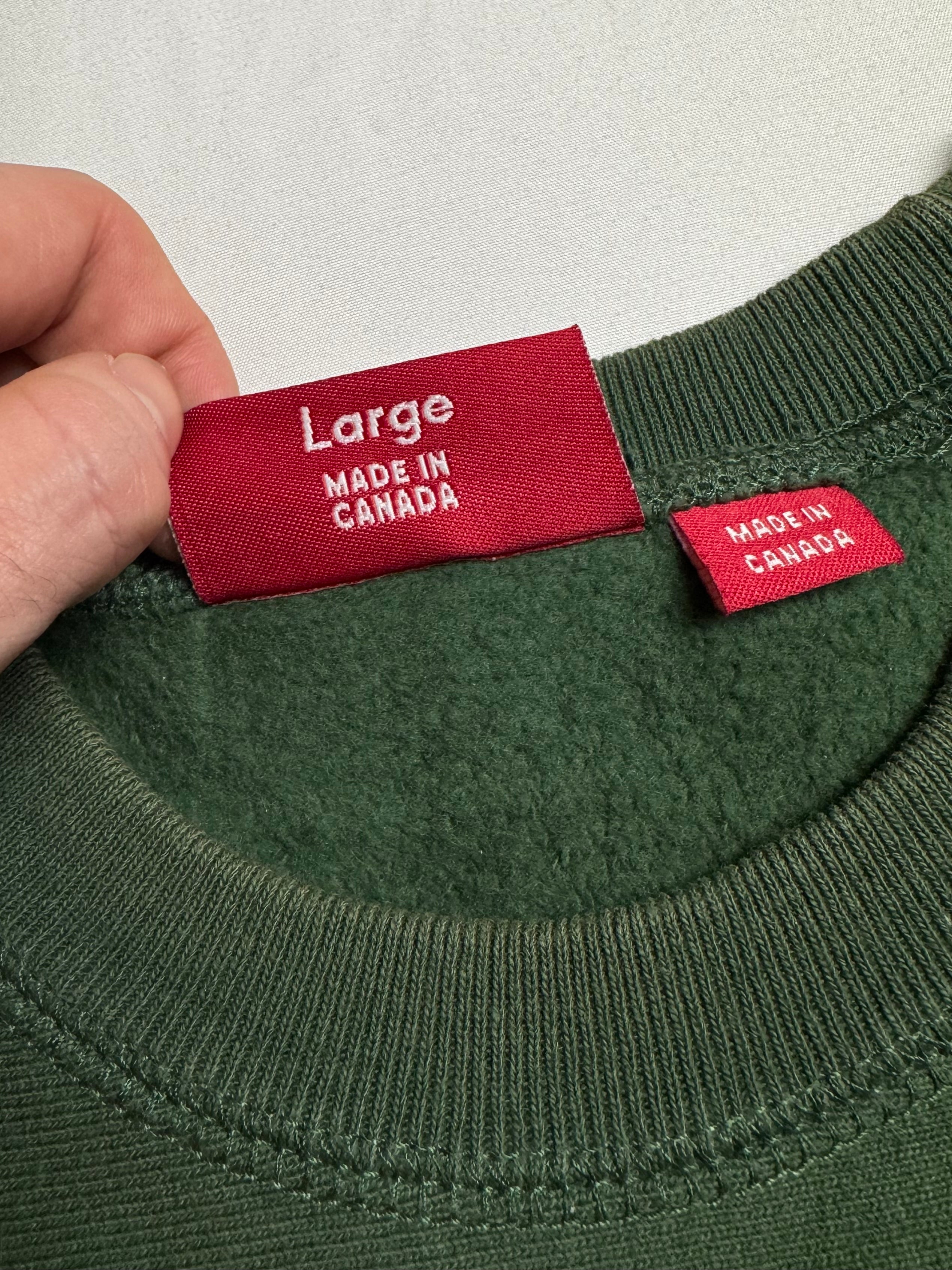 Supreme Forest Green Box Logo Crewneck 2003