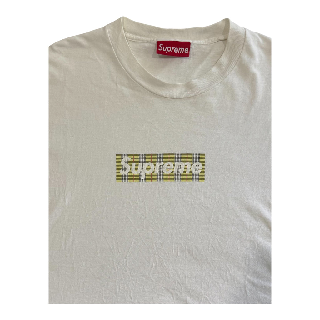 Supreme Burberry Box Logo Tee 1997