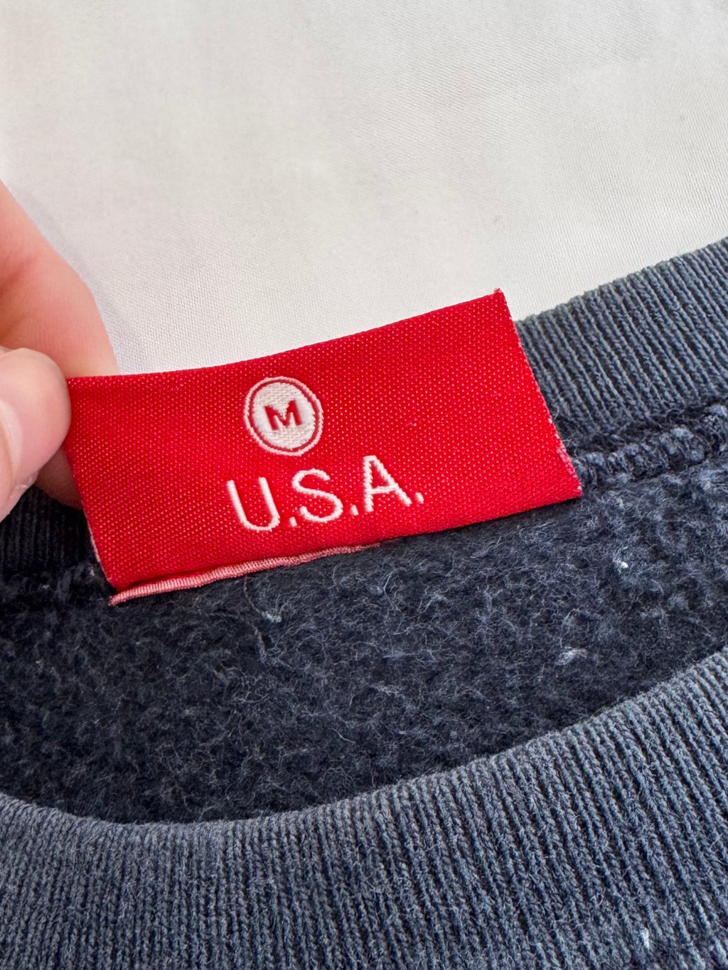 Supreme Ice/Navy Box Logo Crewneck 1997