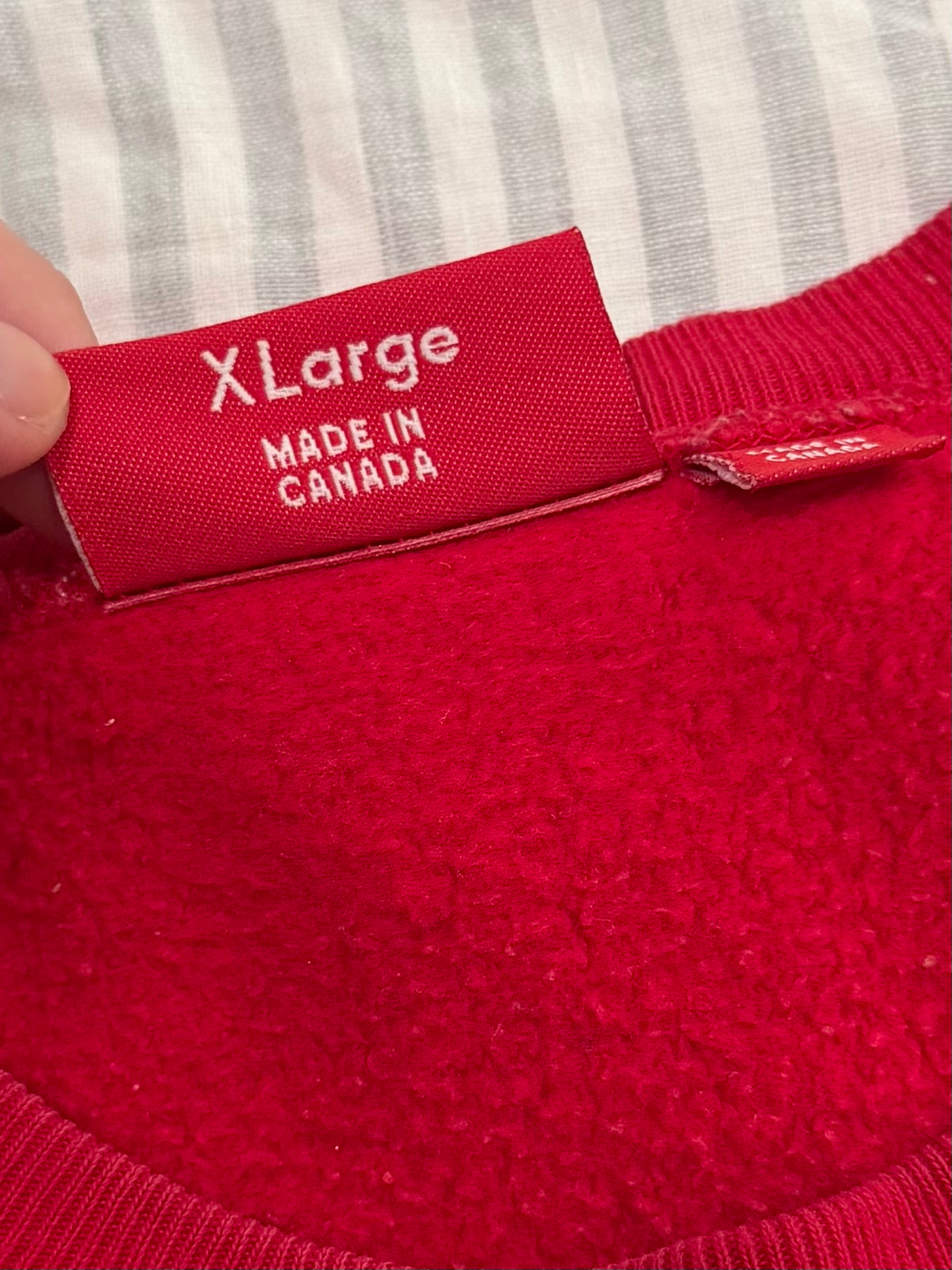 Supreme Red Box Logo Crewneck 1999