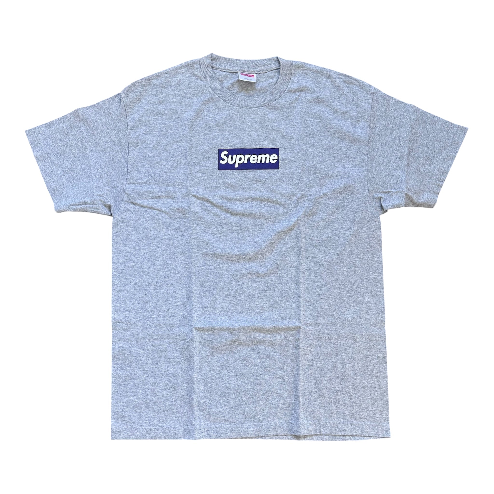 Supreme Purple/Grey Box Logo Tee 1998