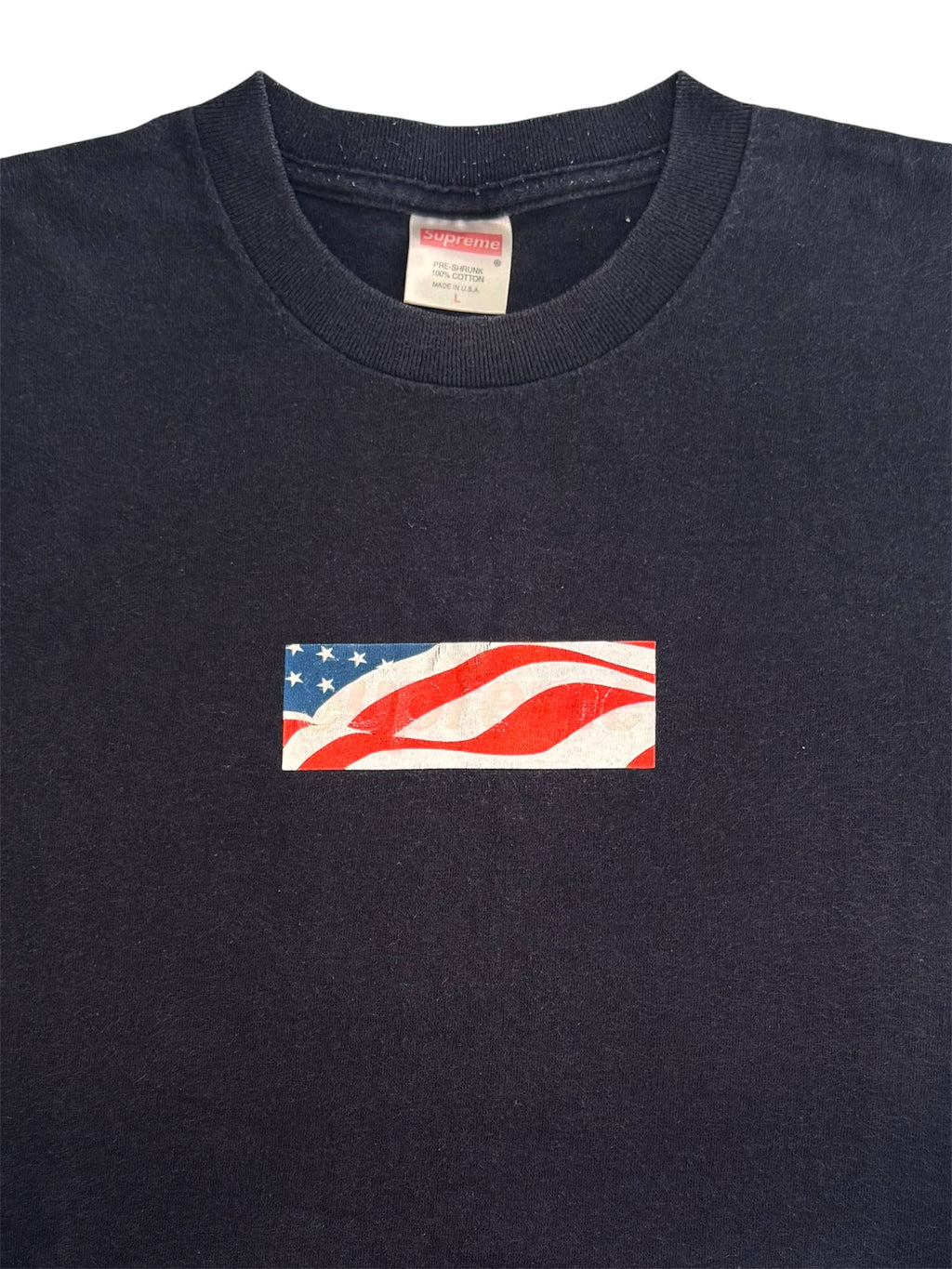 Supreme 9/11 Patriot Box Logo Tee 2001