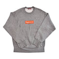 Supreme Orange/Grey Box Logo Crewneck 1995