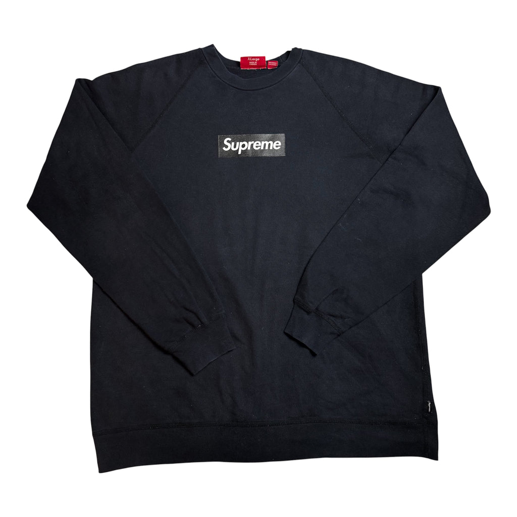Supreme Black Screenprint Box Logo Crewneck 2007