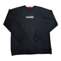 Supreme Black Screenprint Box Logo Crewneck 2007