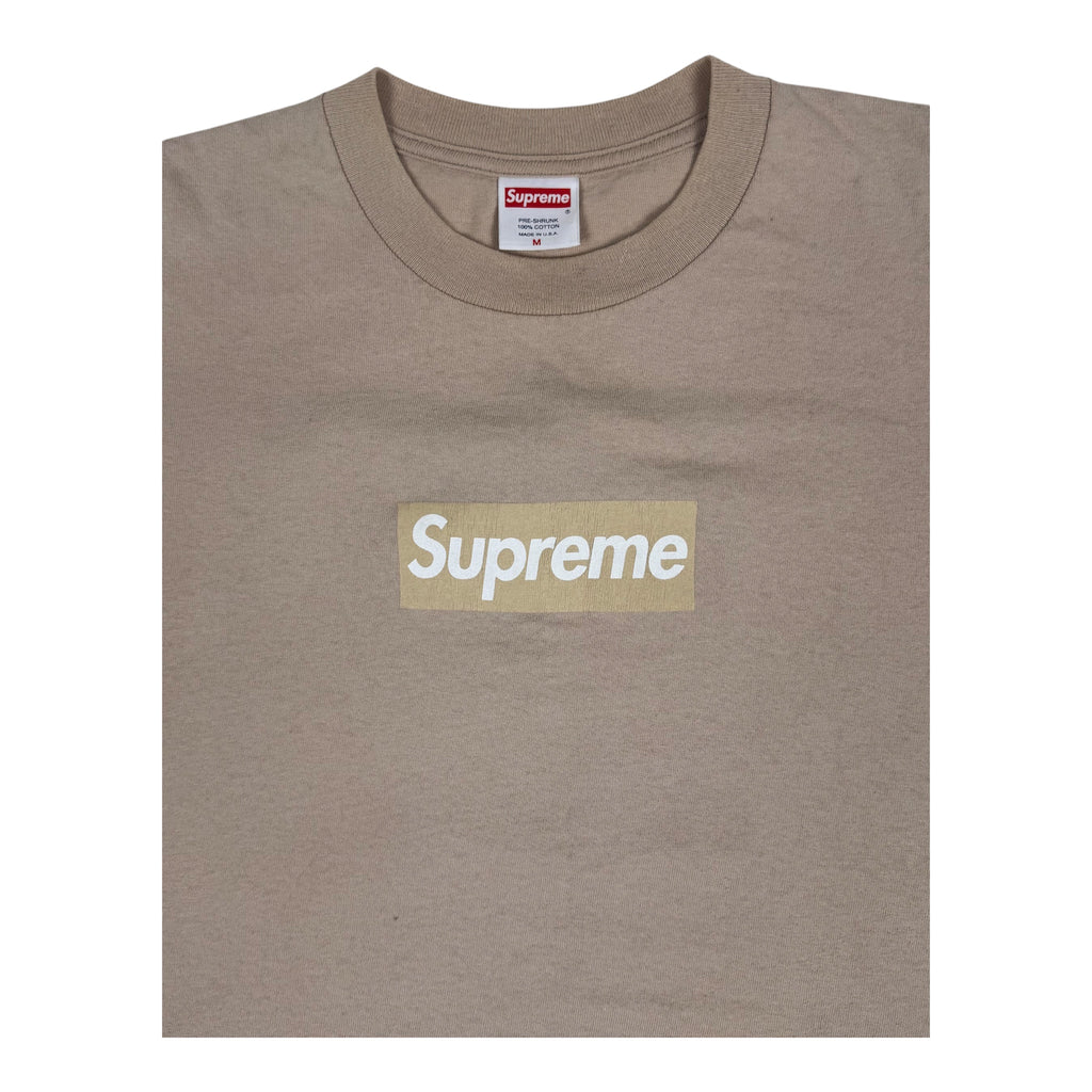 Supreme Tan Tonal Box Logo Tee 2003
