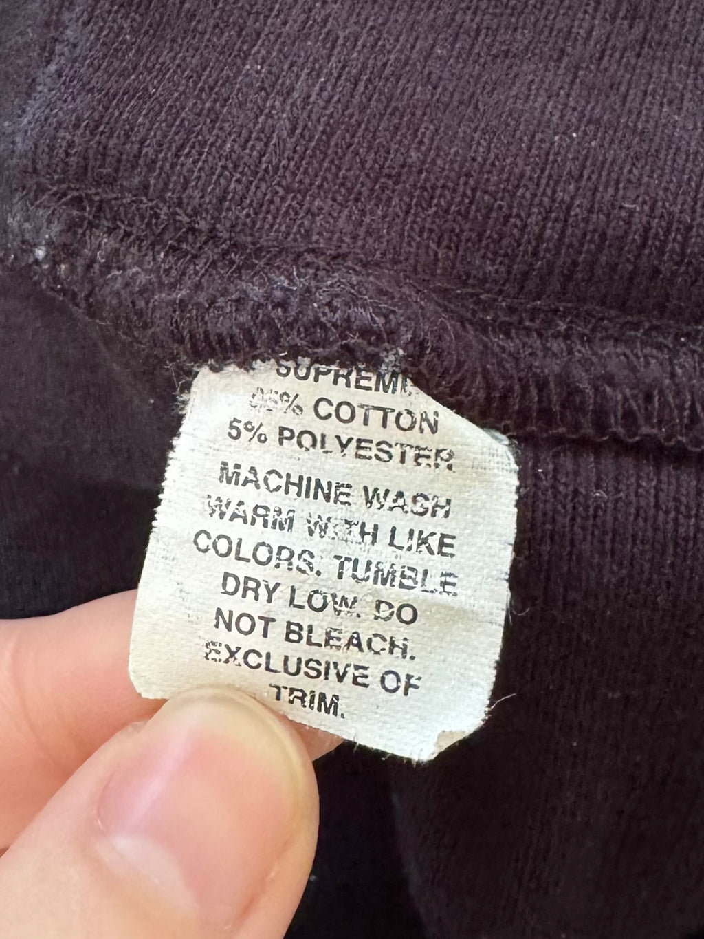 Supreme Black Box Logo Hoodie 2003