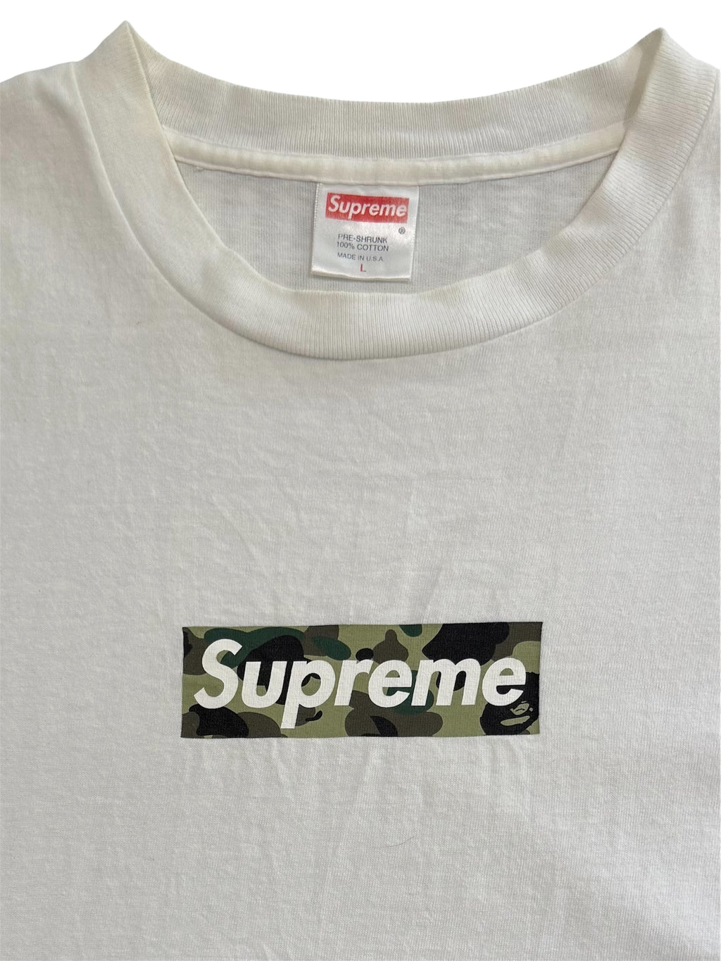 Supreme Bape Box Logo Tee 2000