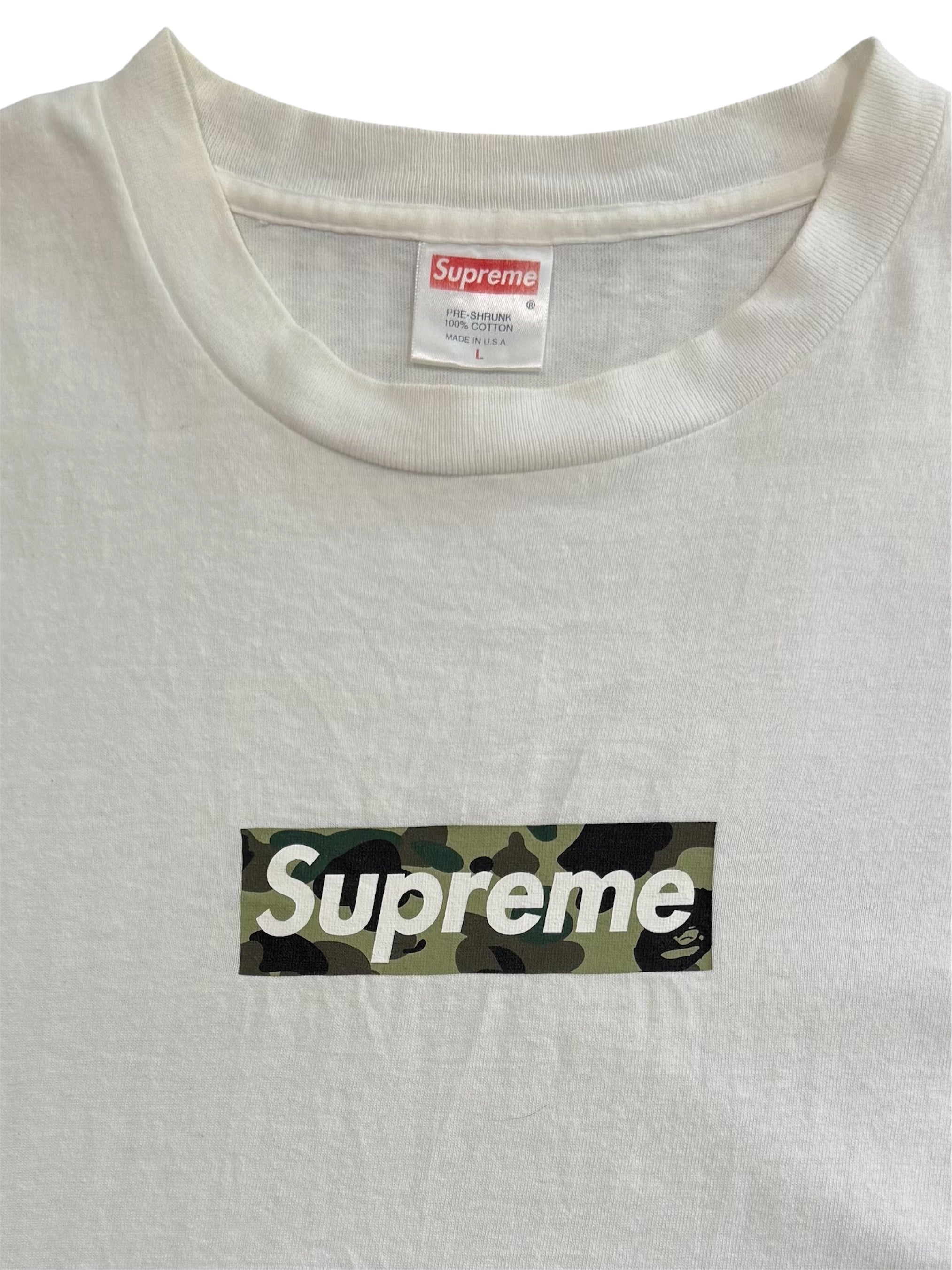 Supreme Bape Box Logo Tee 2000