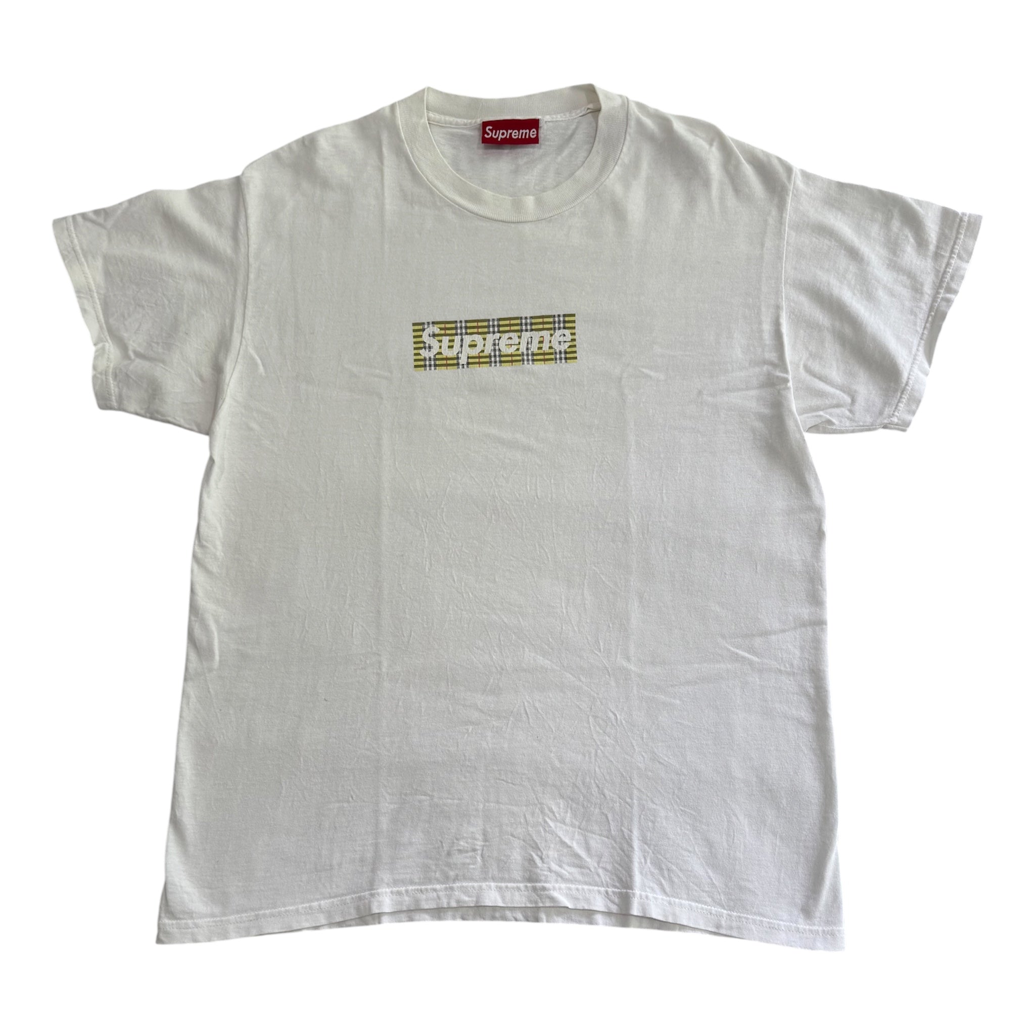 Supreme Burberry Box Logo Tee 1997
